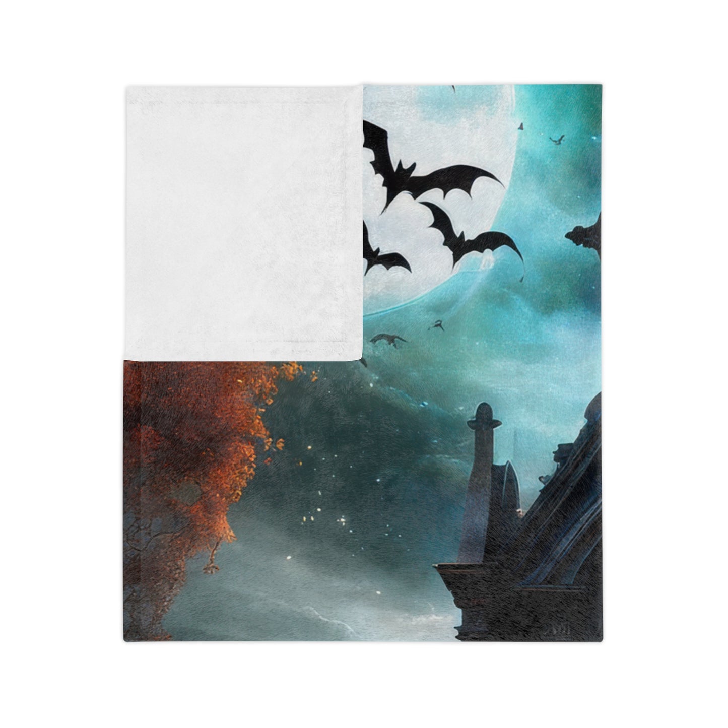 Graveyard Halloween  Blanket