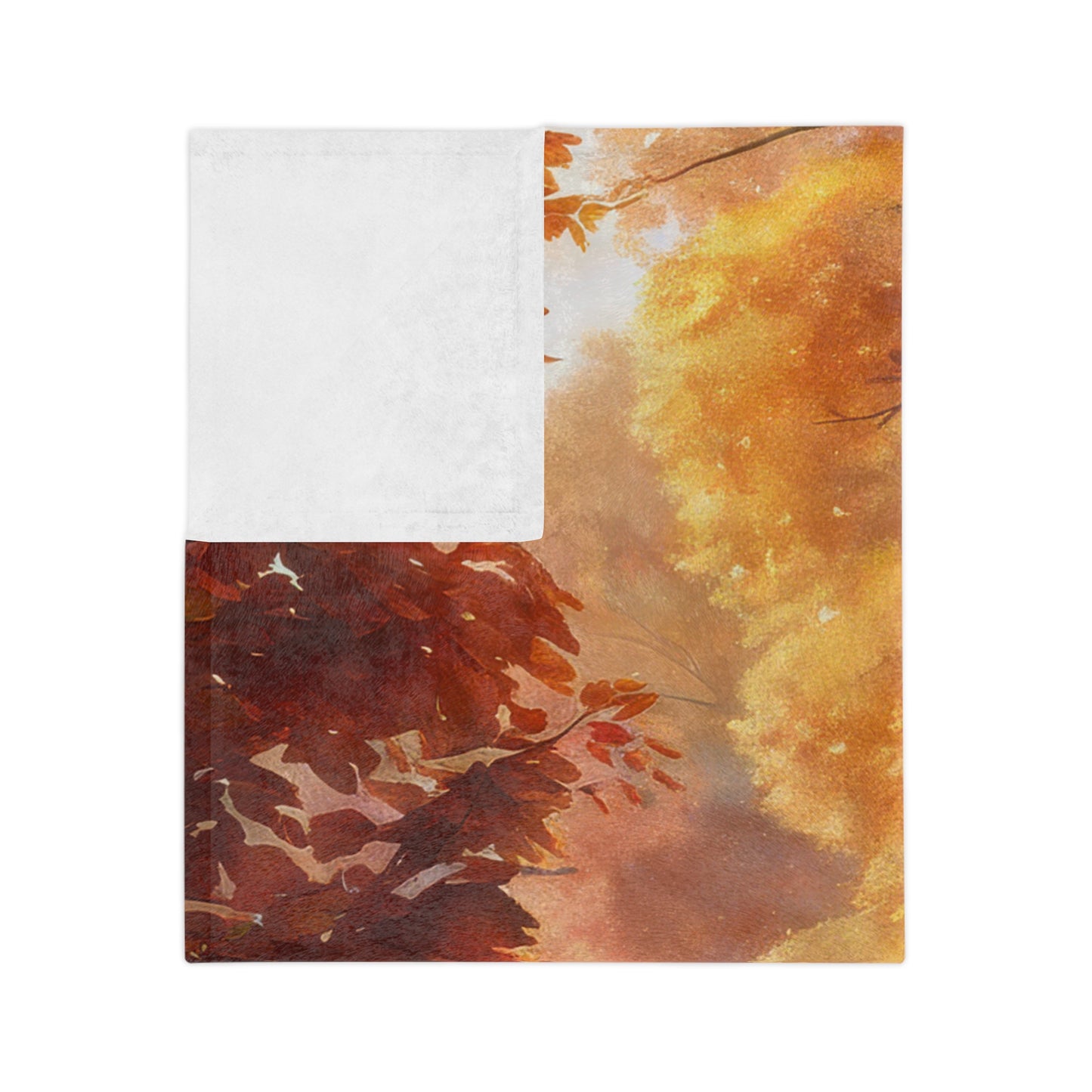 Beautiful Autumn Foliage Soft Blanket