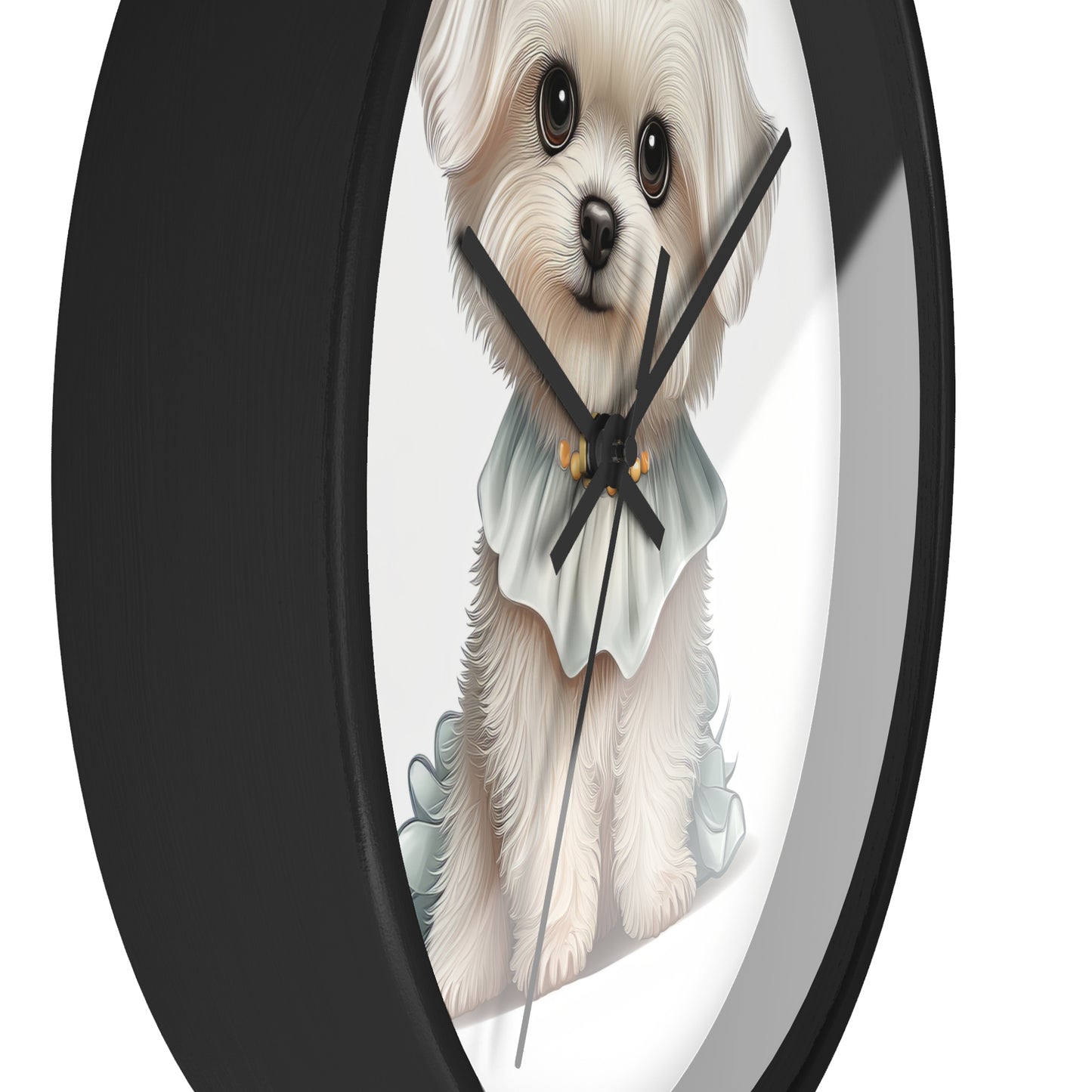 Maltese Puppuy Wall Clock