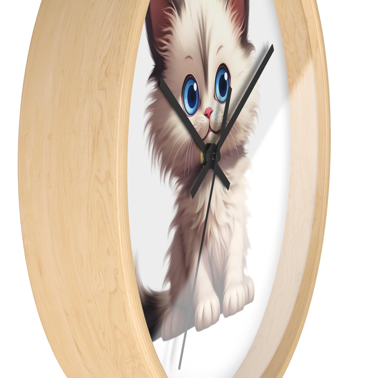 Cute Kitten Wall Clock