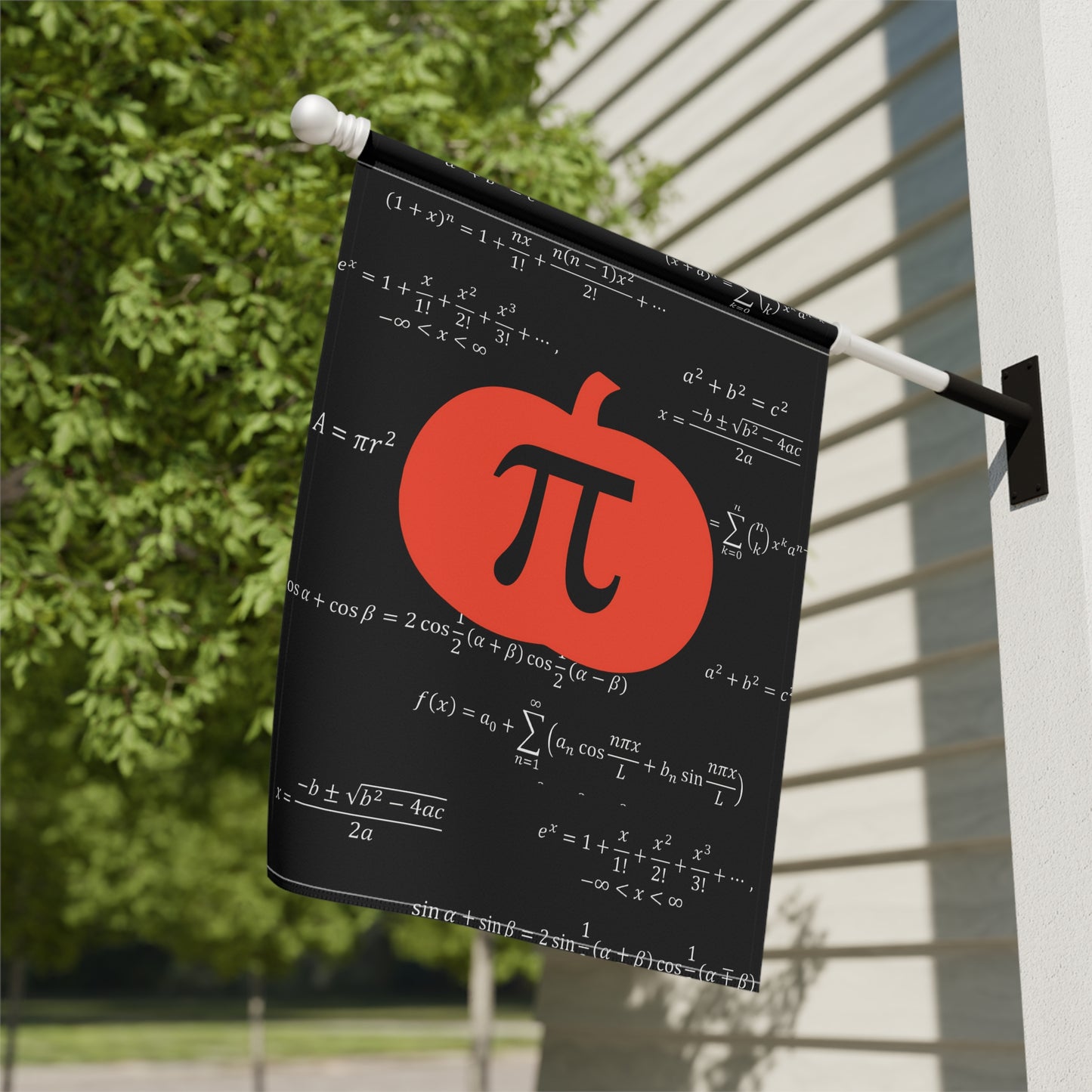 Pumpkin PI Garden Flag for Teachers/ House Banner For Math Geeks