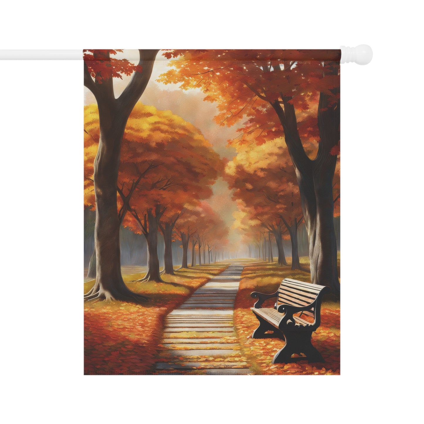 Fall Changing Leaves Garden Flag/House Banner