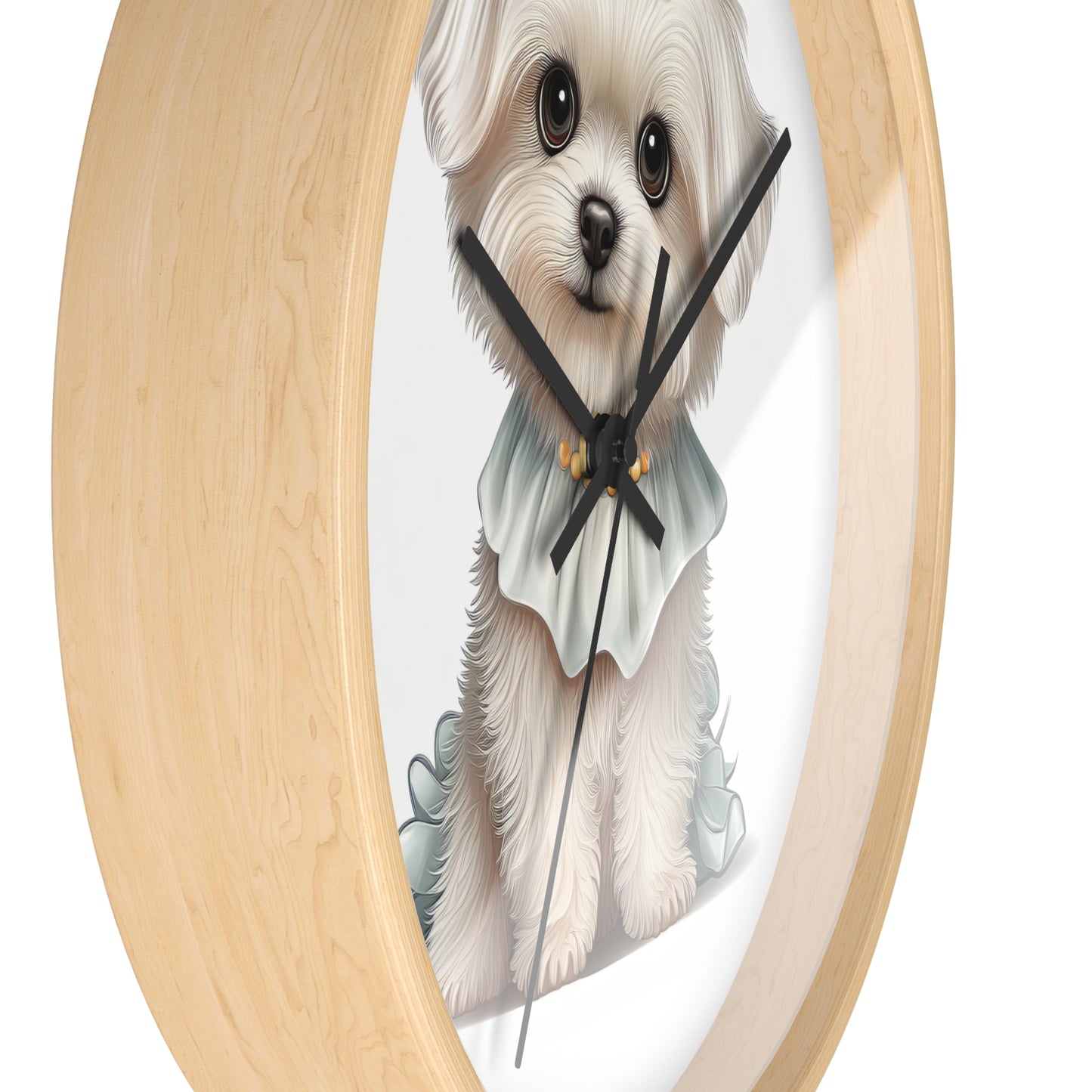 Maltese Puppuy Wall Clock