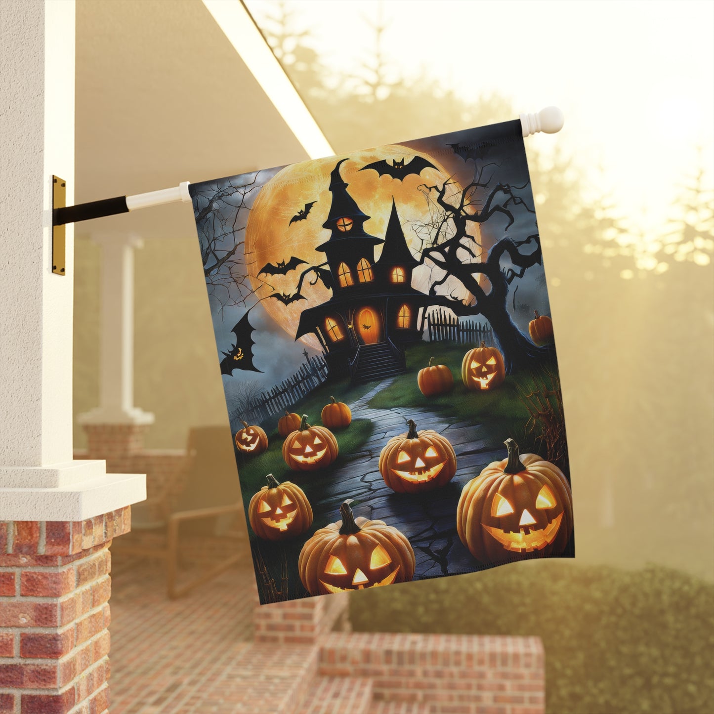 Cute Halloween Garden Flag/ House Banner