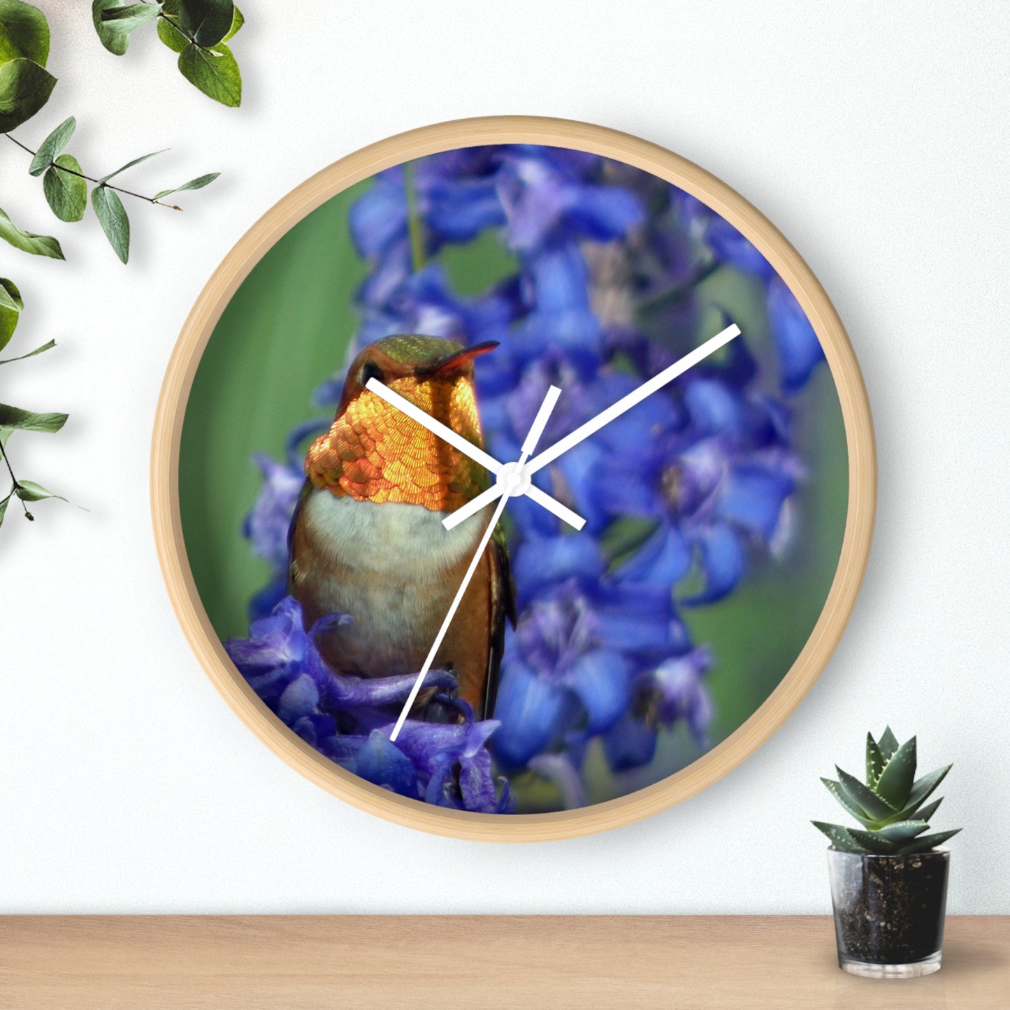 Hummingbird Wall Clock