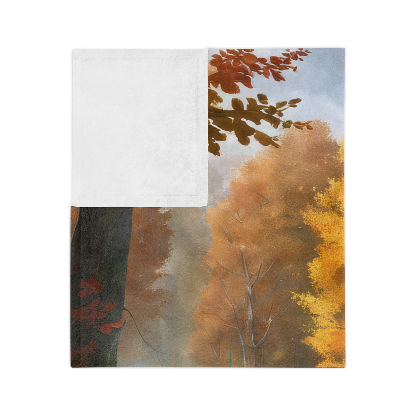 Soft Autumn Plush Blanket