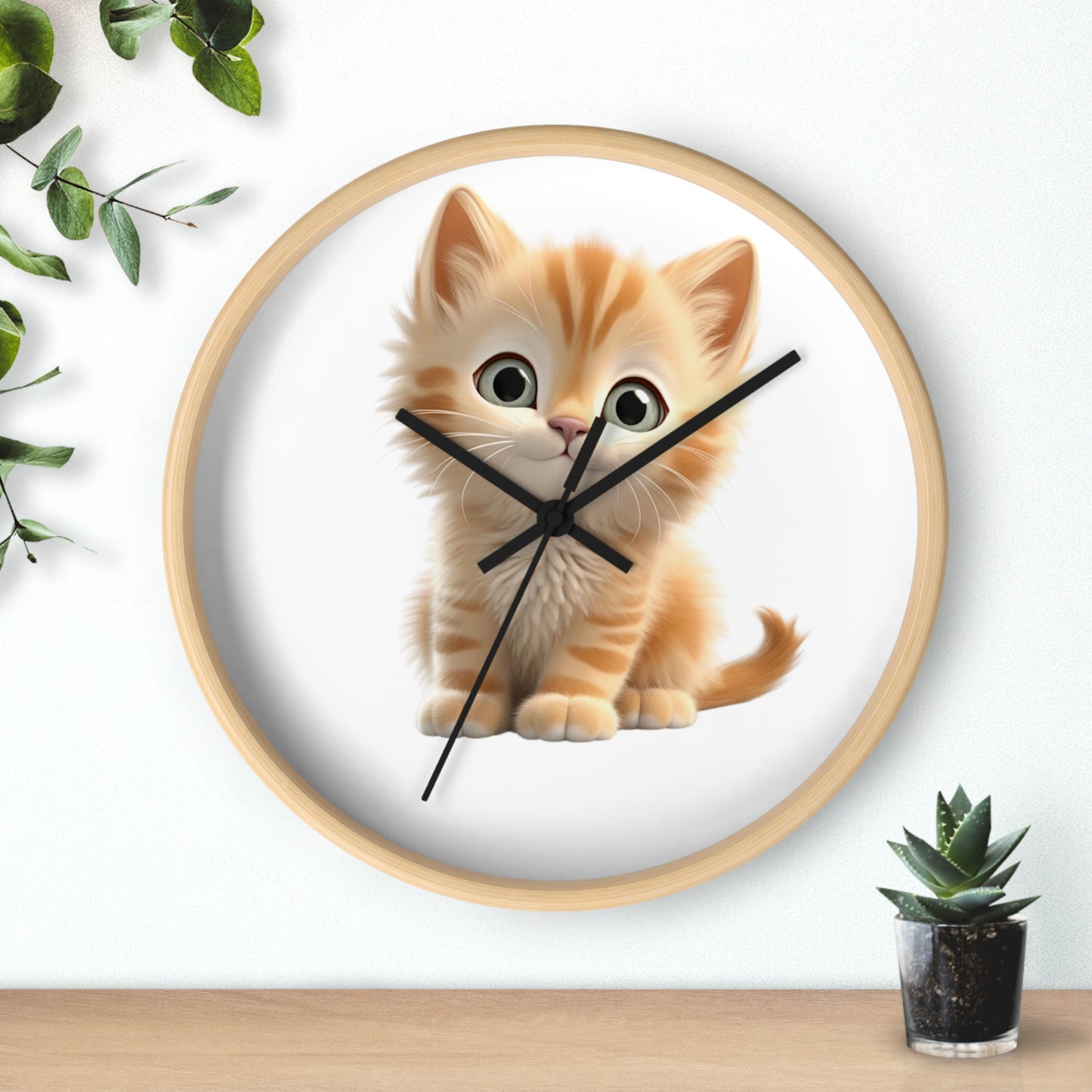 Kitten Wall Clock