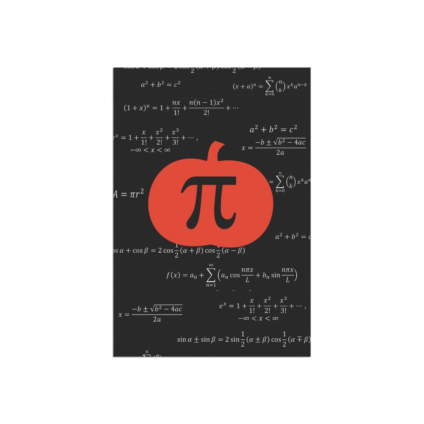 Pumpkin PI Garden Flag for Teachers/ House Banner For Math Geeks