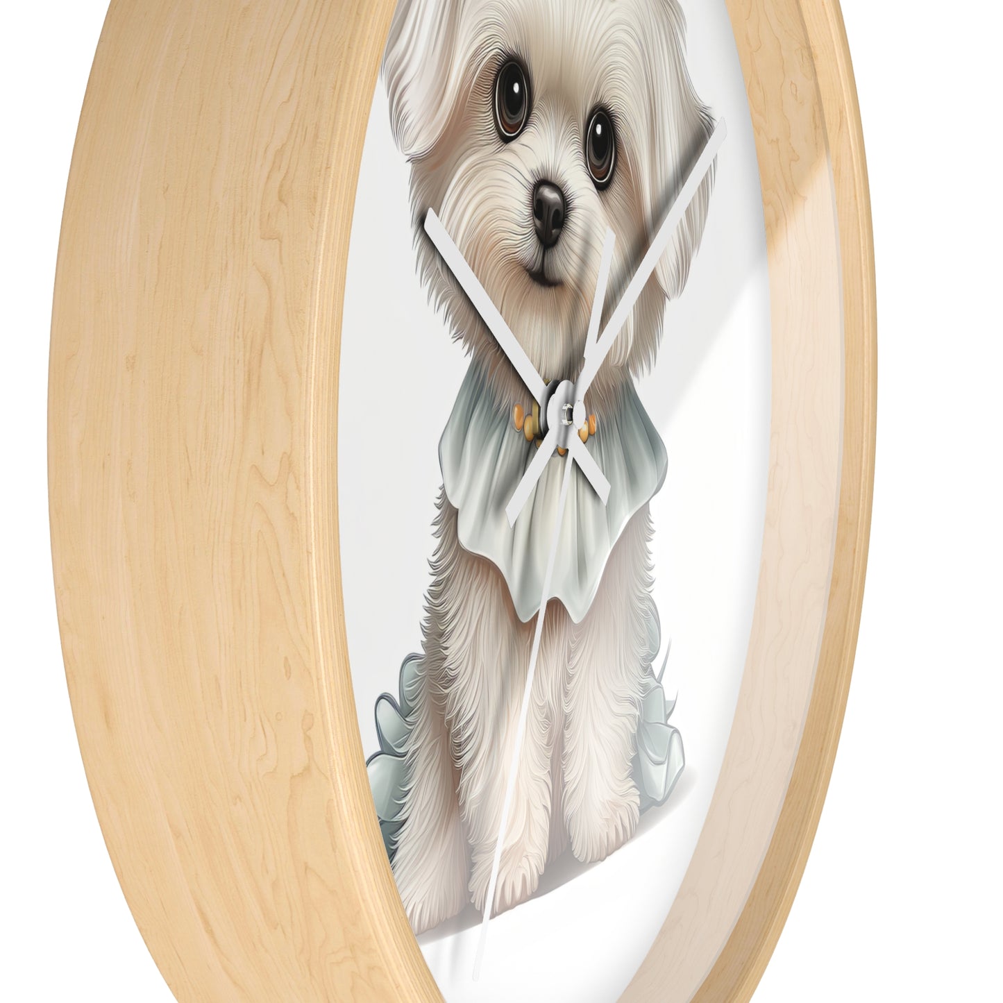 Maltese Puppuy Wall Clock