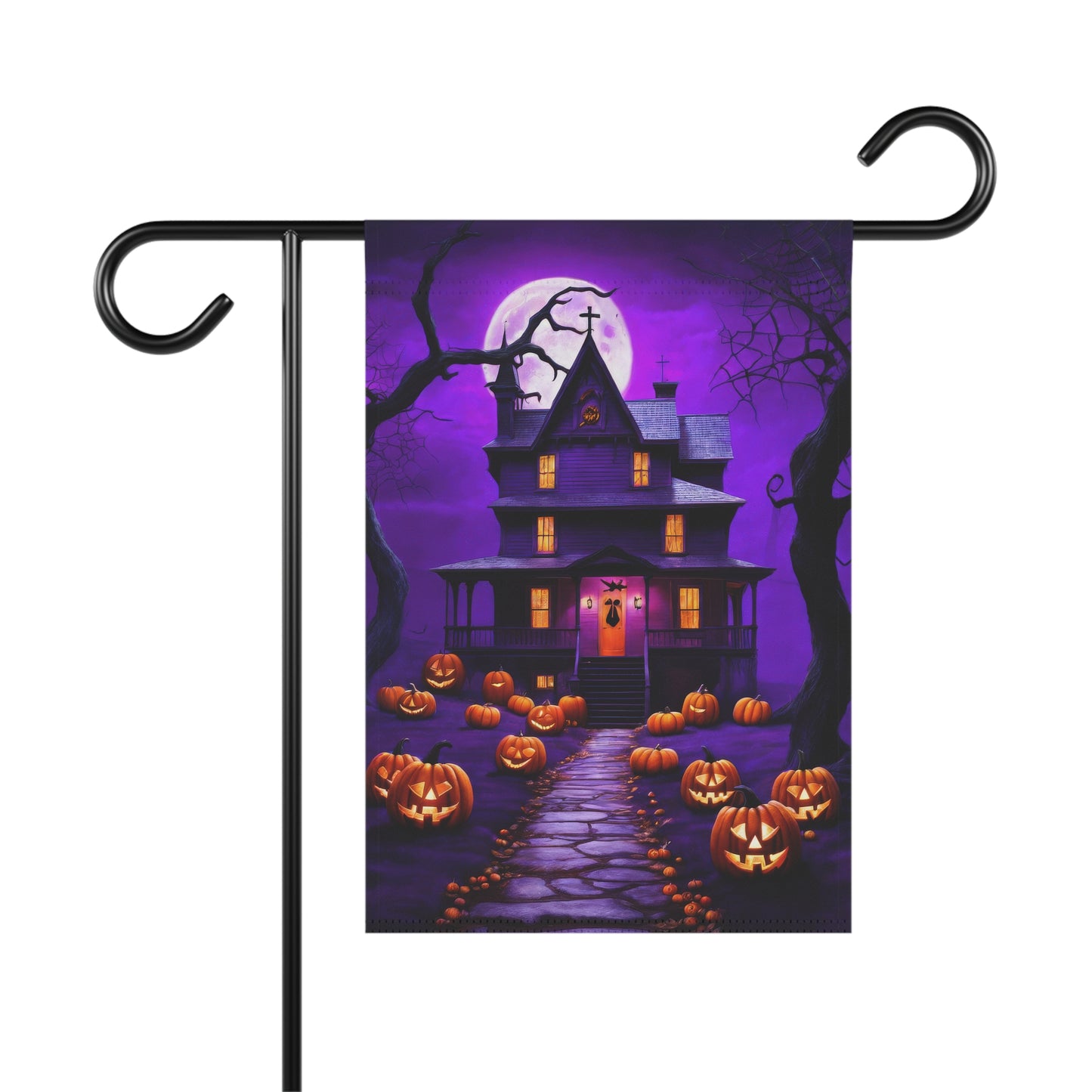 Haunted House Garden Flag/ House Banner