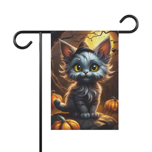 Halloween Cat Garden Flag/ House Banner