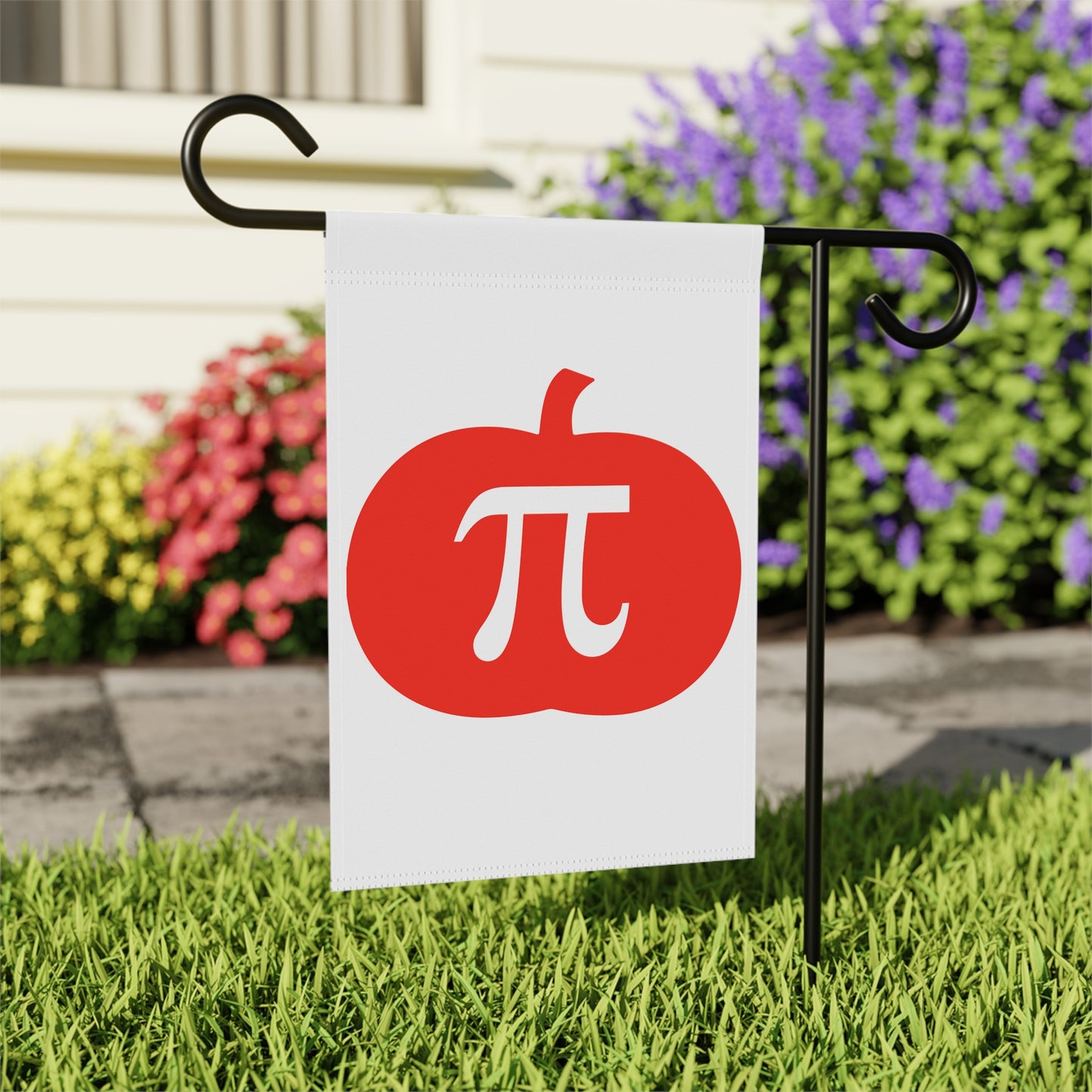 Funny Pumpkin PI Garden Flag/ House Banner For Math Geeks 3.14