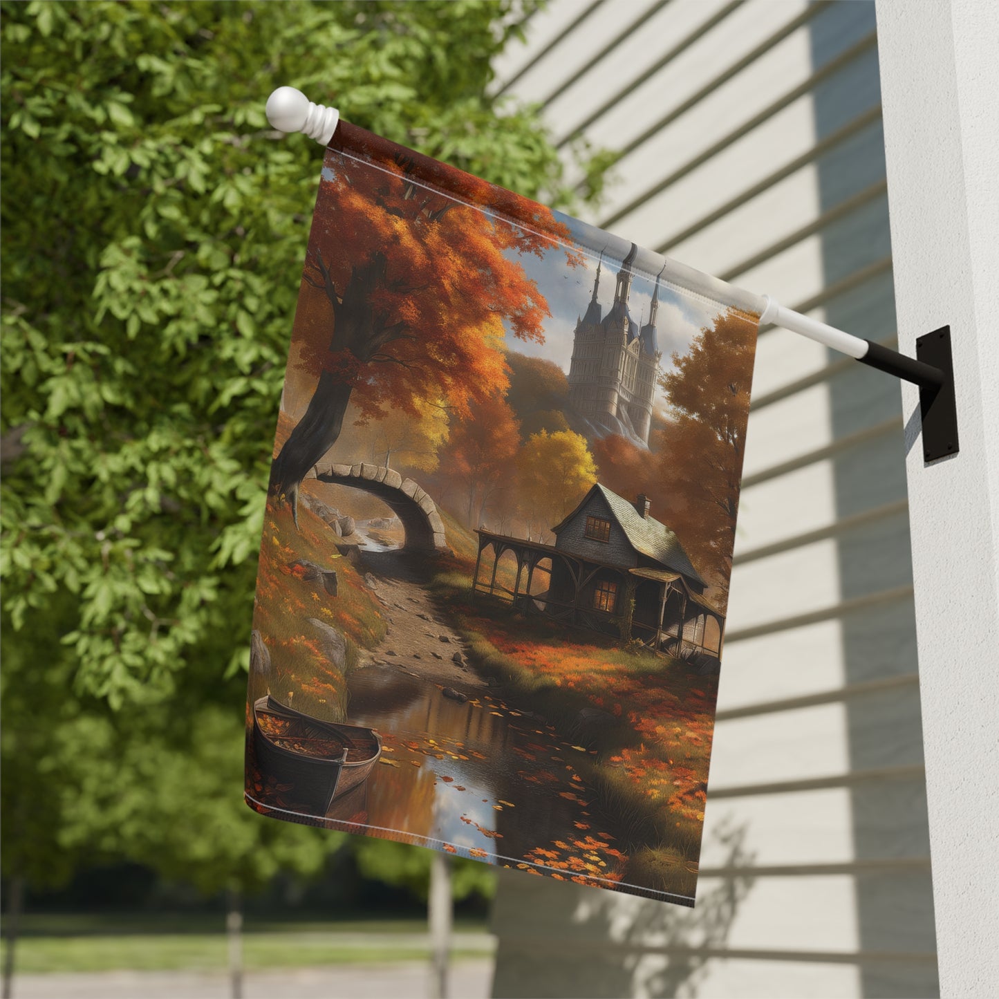 Charming Autumn Garden Flag/House Banner