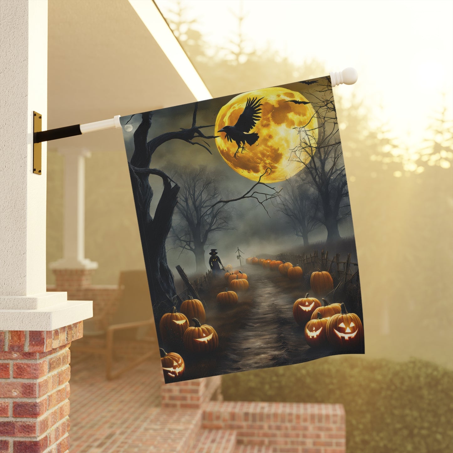 Haunted Mansion Halloween Garden Flag/ House Banner