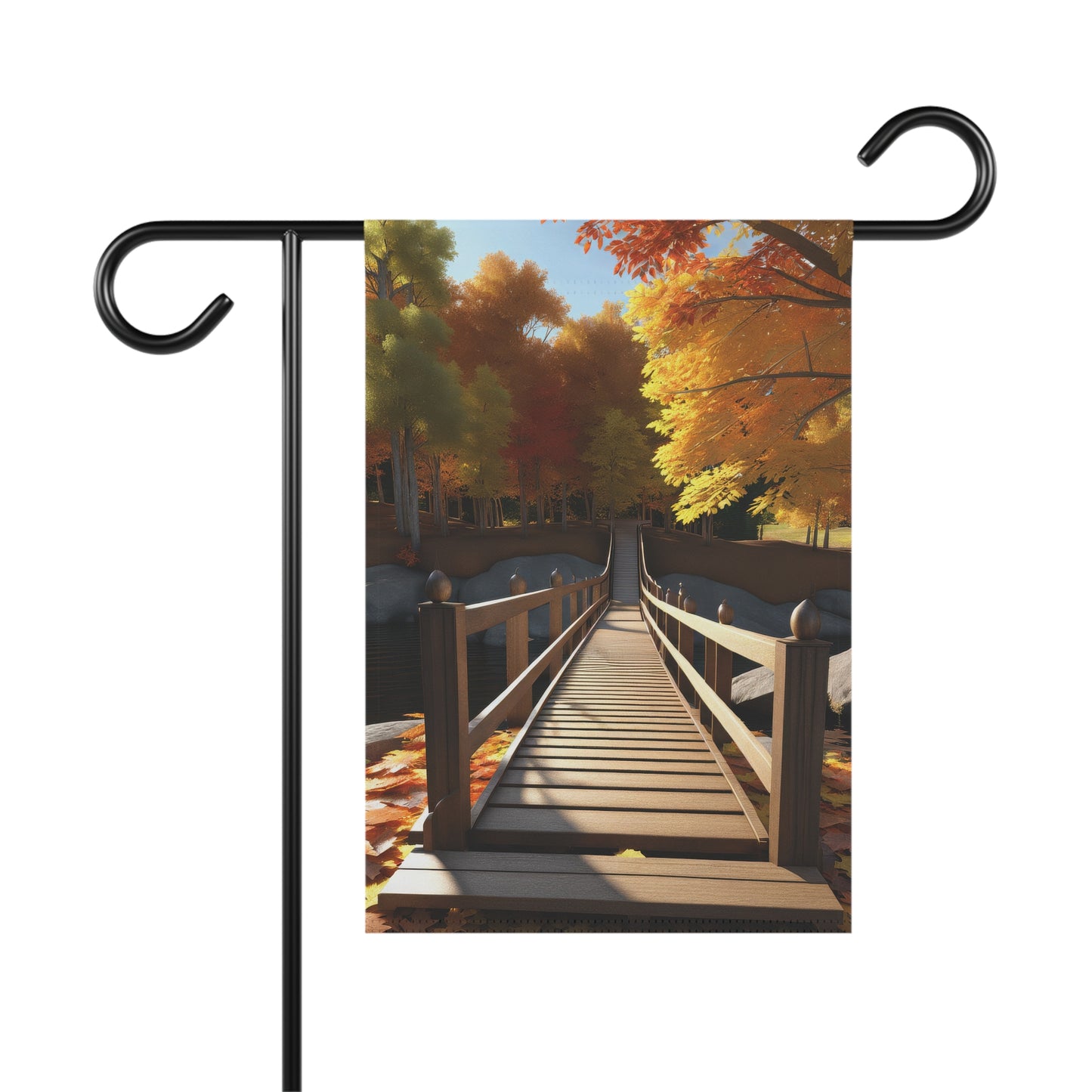 Colorful Autumn Scene Garden Flag/House Banner