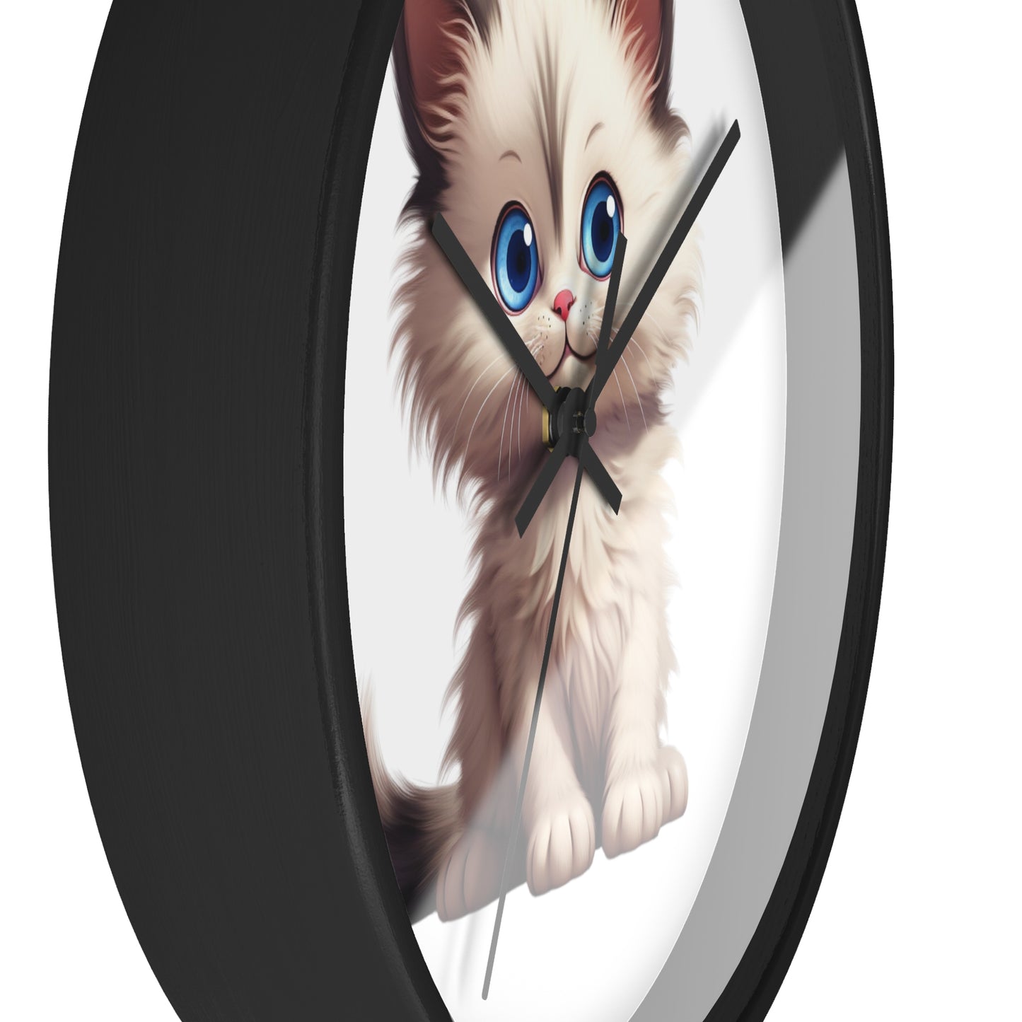 Cute Kitten Wall Clock