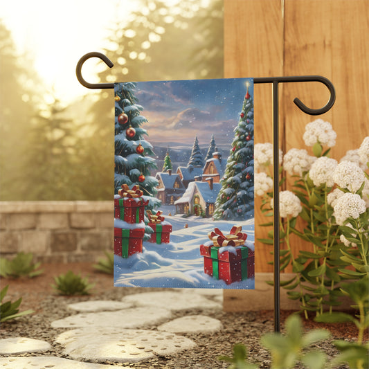 Christmas Presents Holiday Garden Flag/ House Banner