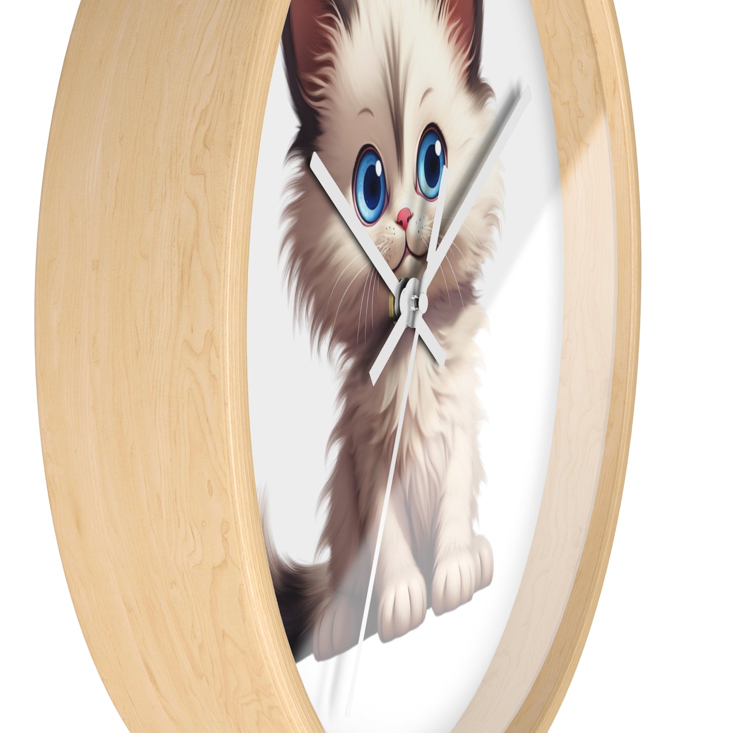 Cute Kitten Wall Clock