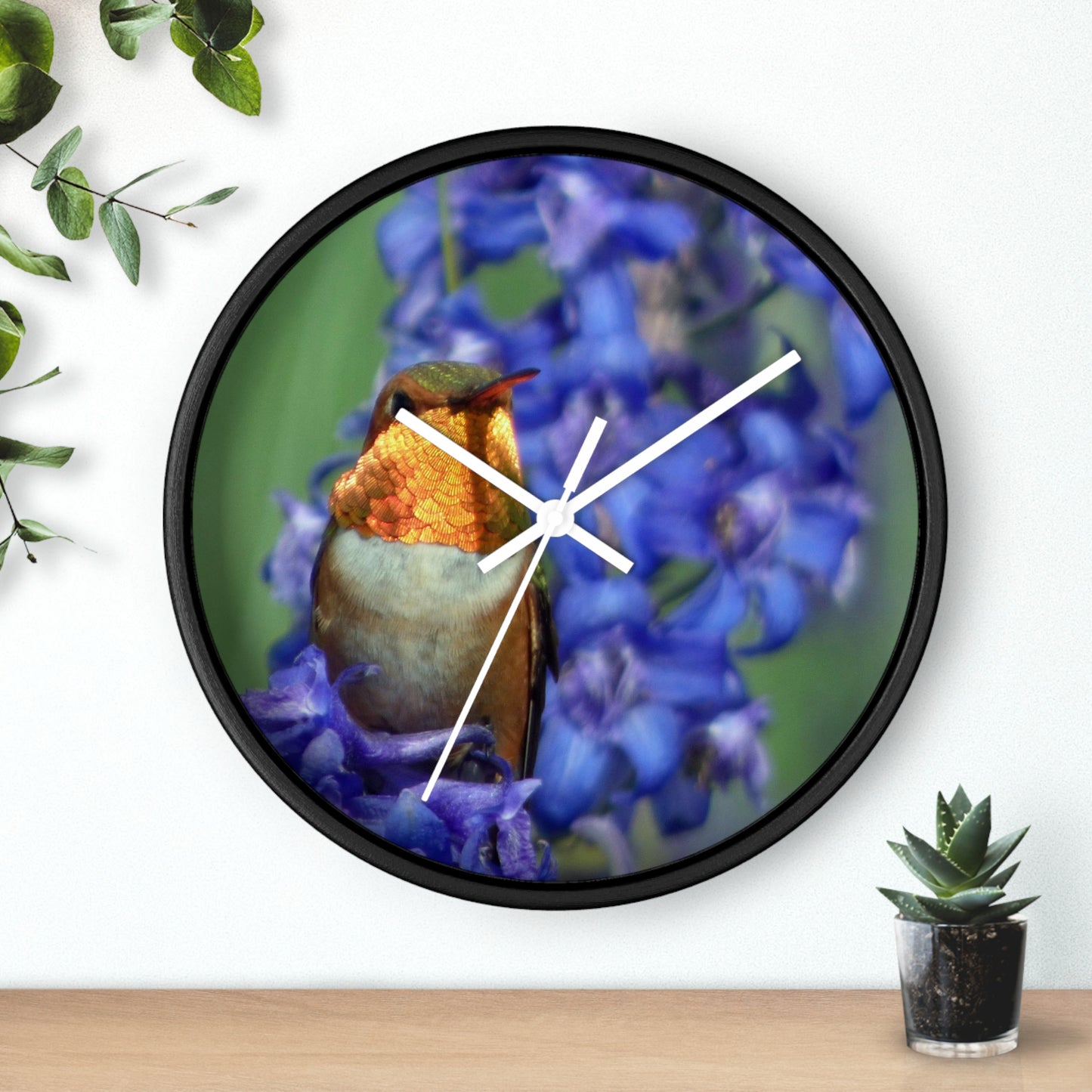 Hummingbird Wall Clock