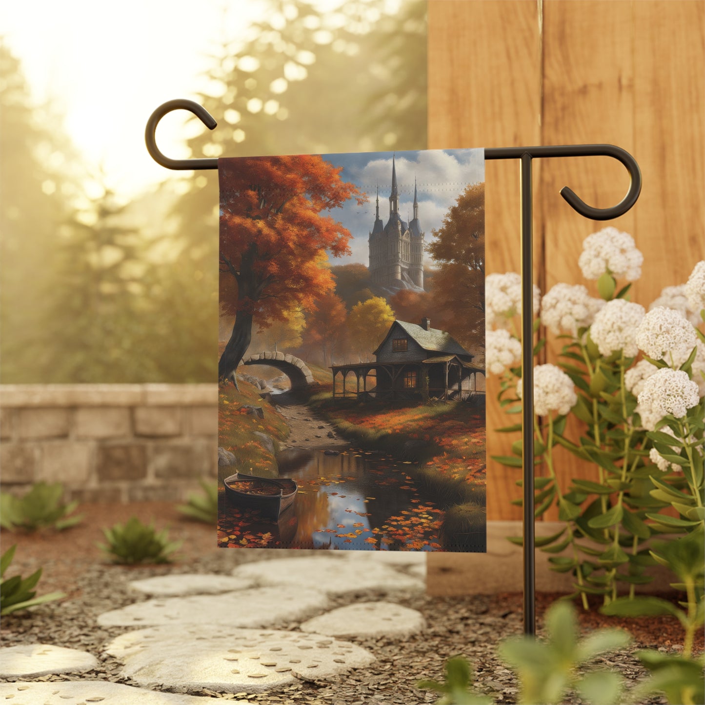 Charming Autumn Garden Flag/House Banner