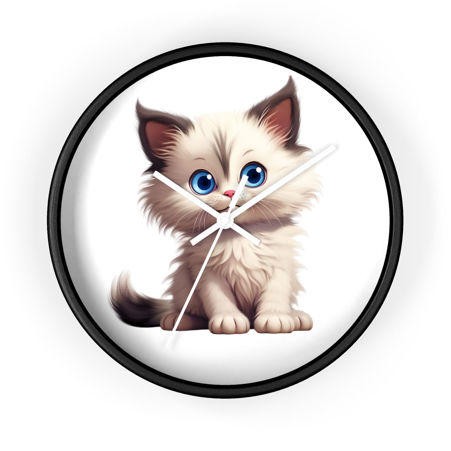 Cute Kitten Wall Clock