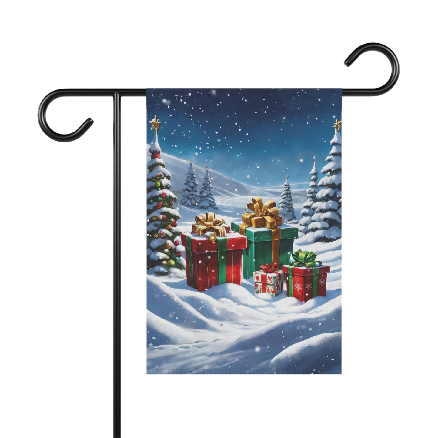 Christmas Presents Holiday Garden Flag/ House Banner