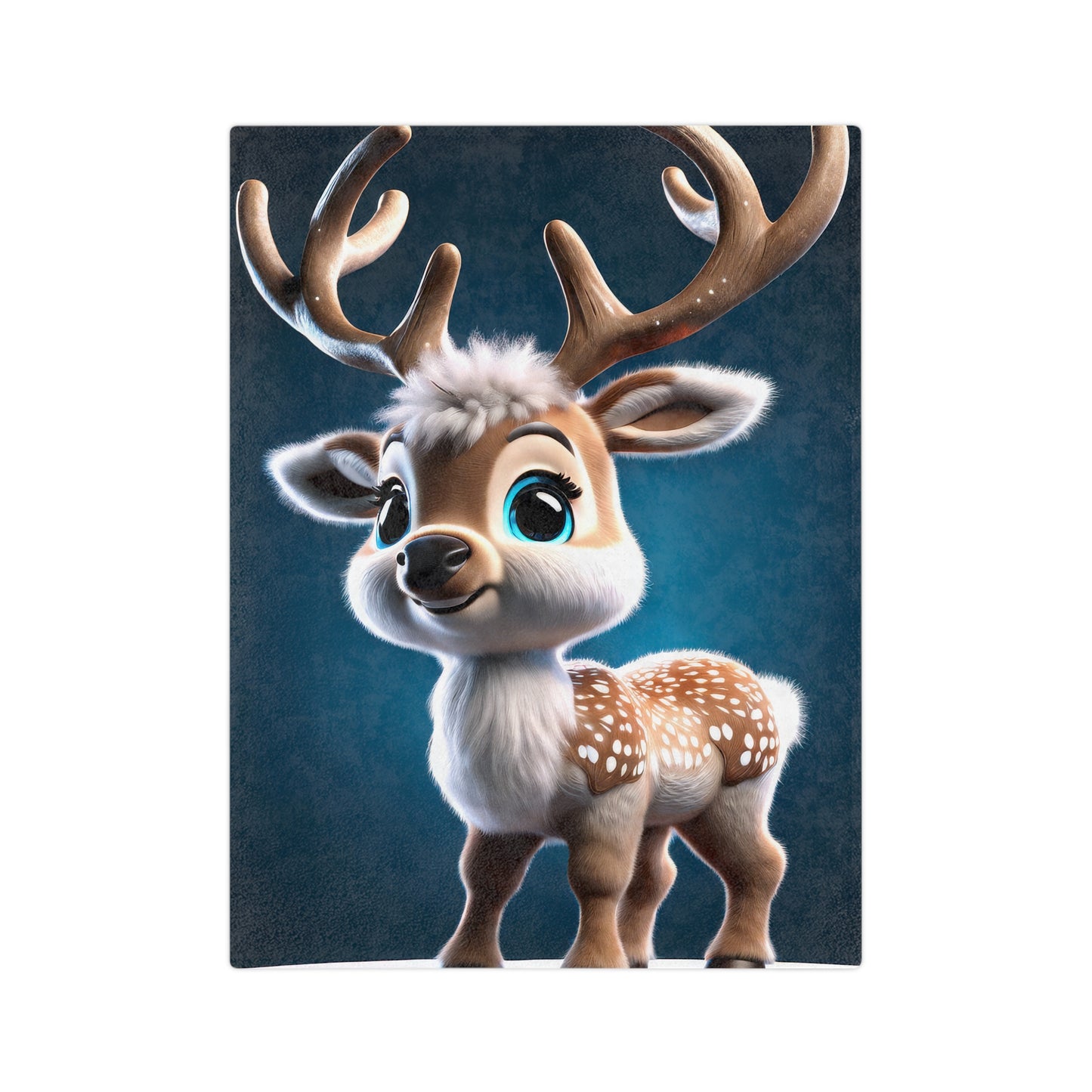 Reindeer Velveteen Plush Blanket