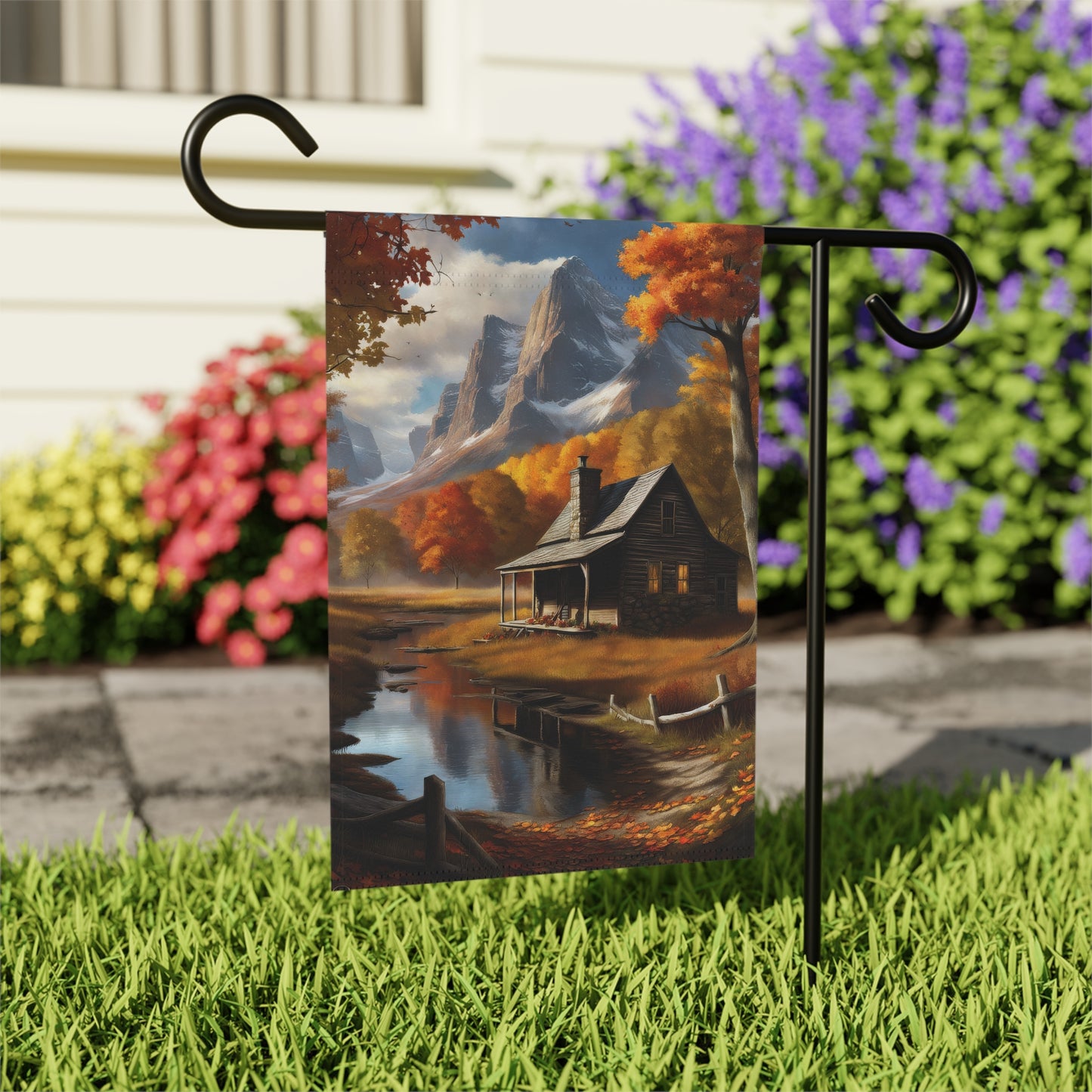 Autumn Scene Garden Flag/House Banner