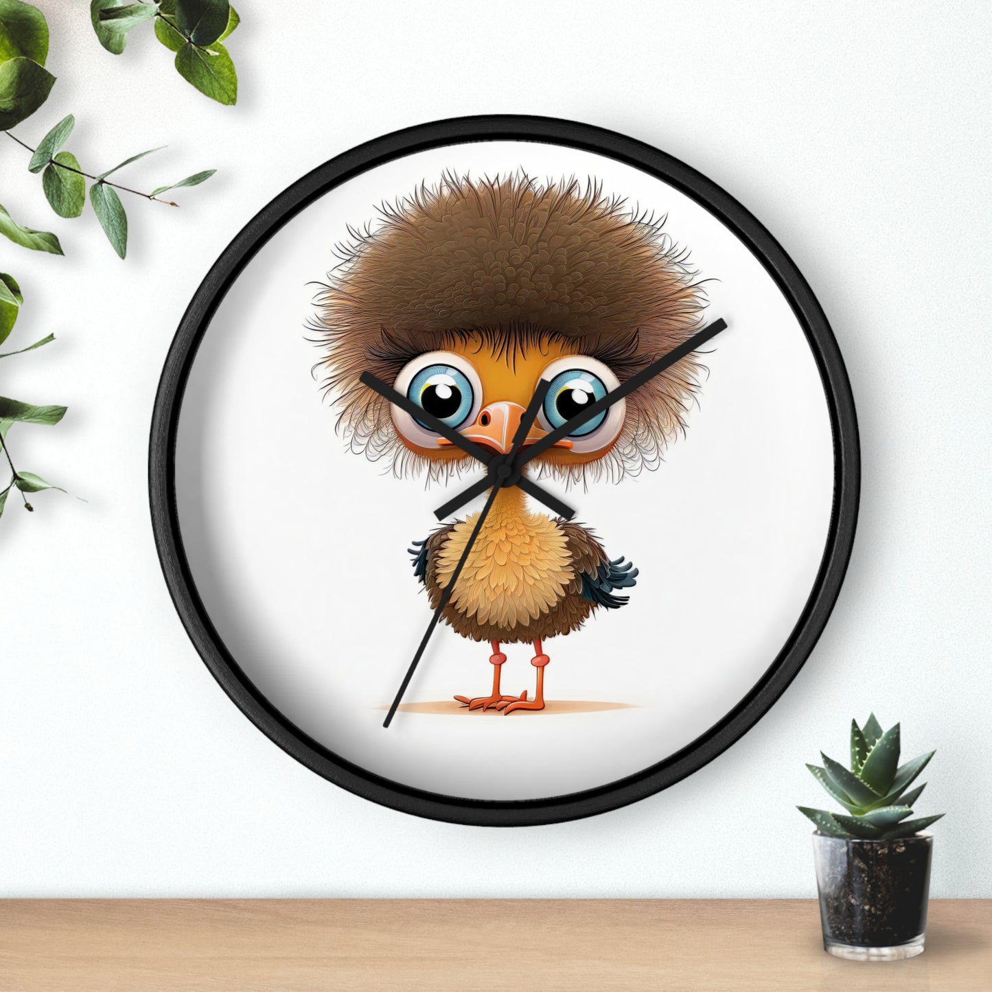 Funny Ostrich Wall Clock