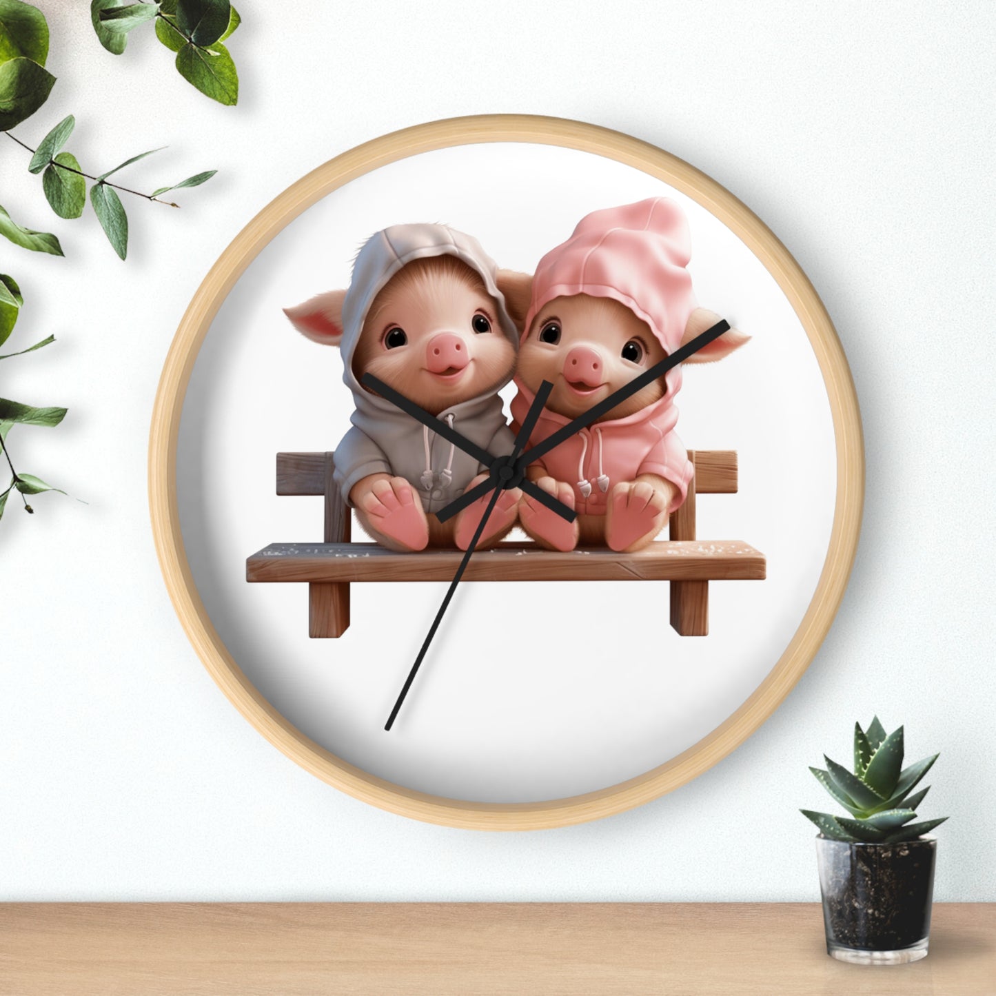 Piglet Wall Clock