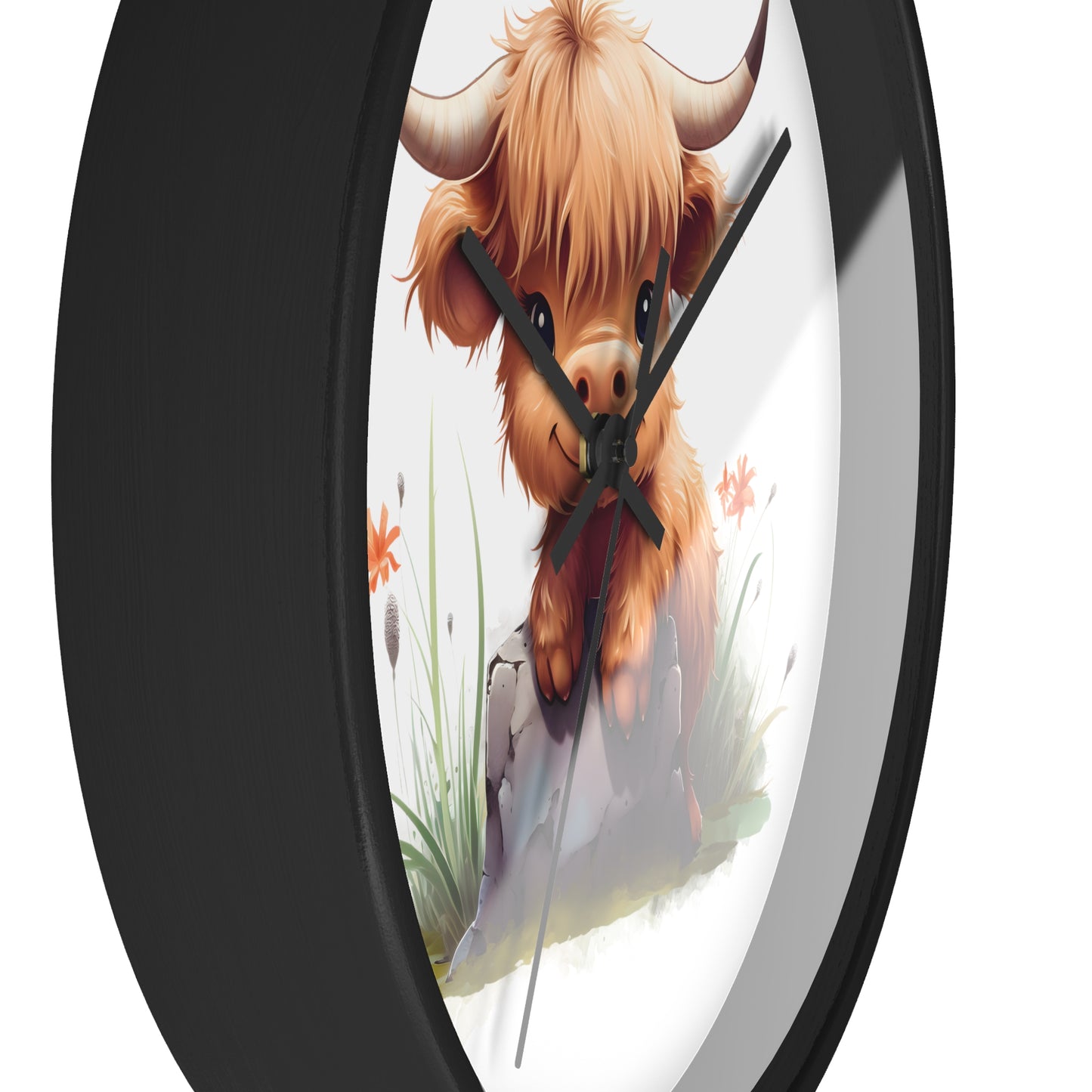 Cute Baby Cow Wall Clock