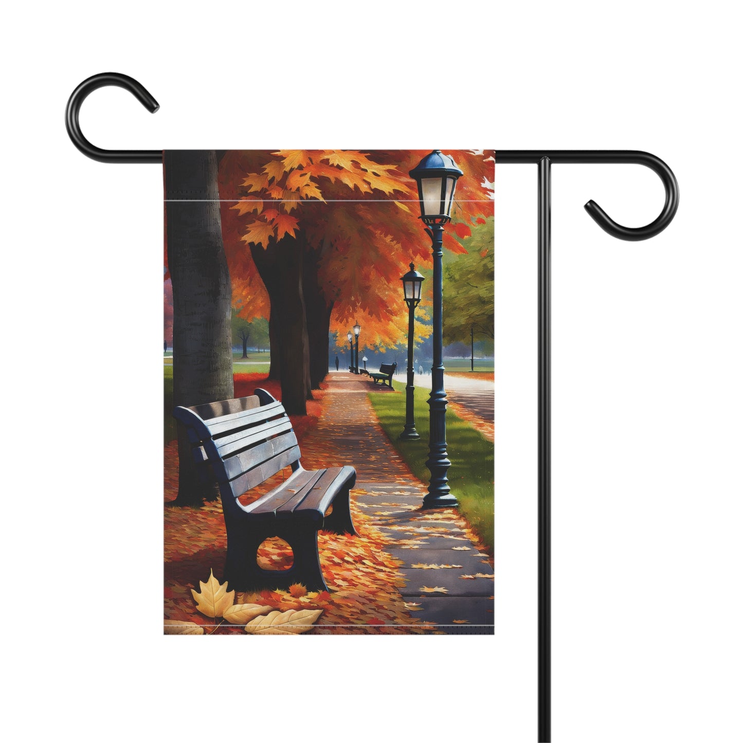 Charming Colorful Fall Garden Flag/House Banner