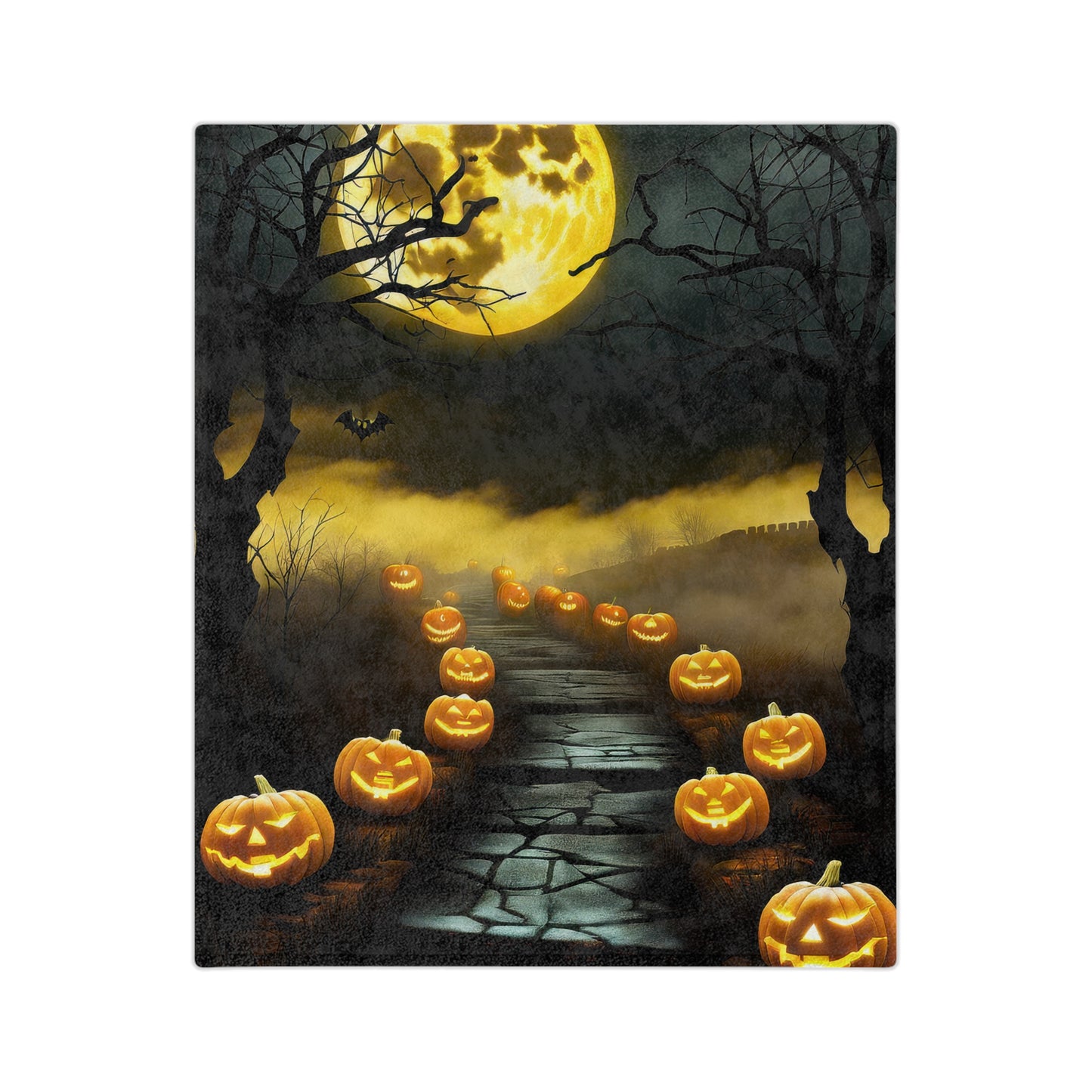 Jack-o-Lantern Halloween  Blanket