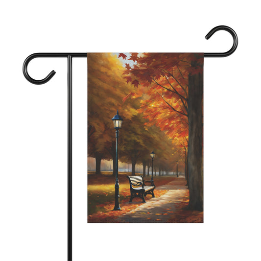 Colorful Fall Pathway Garden Flag/House Banner