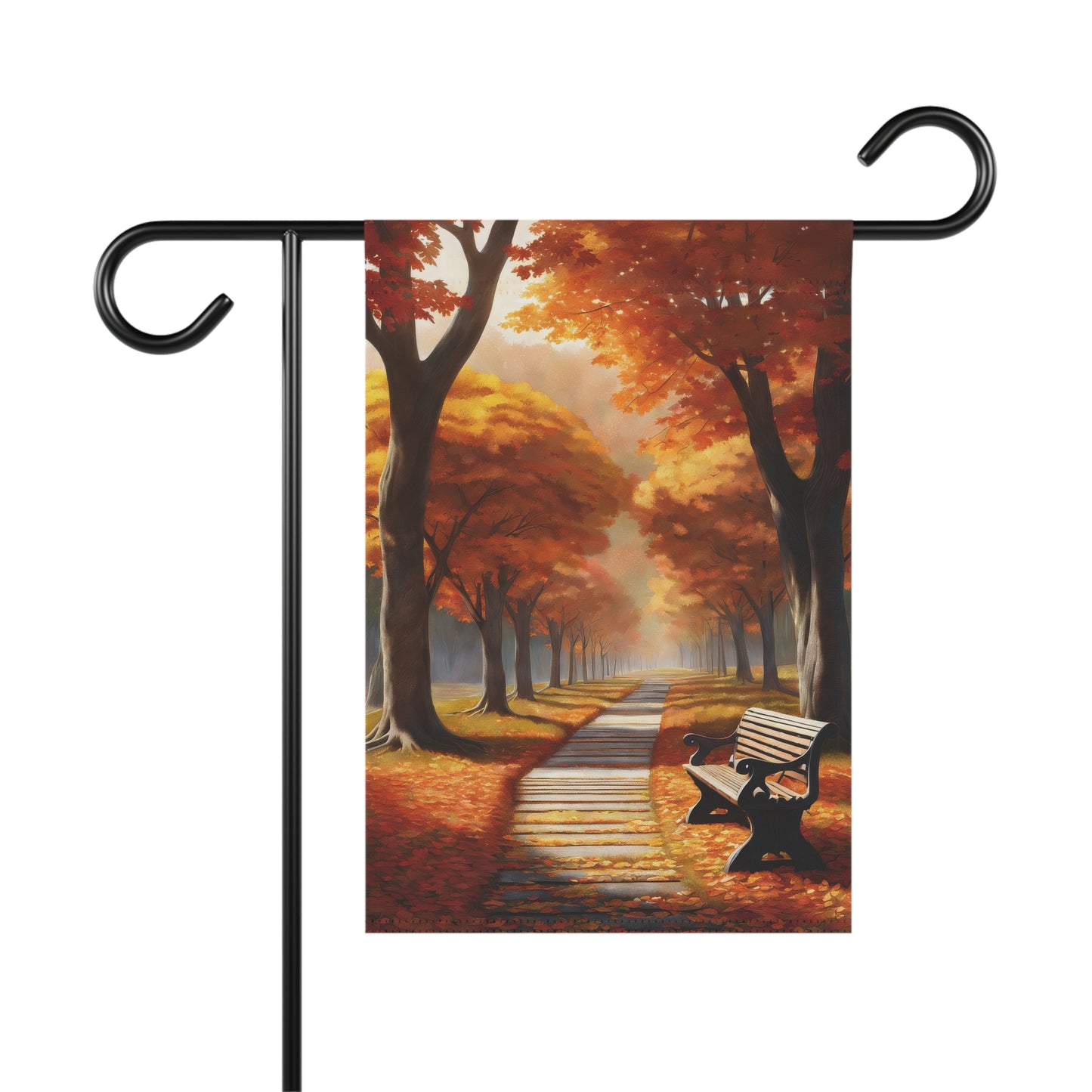 Fall Changing Leaves Garden Flag/House Banner