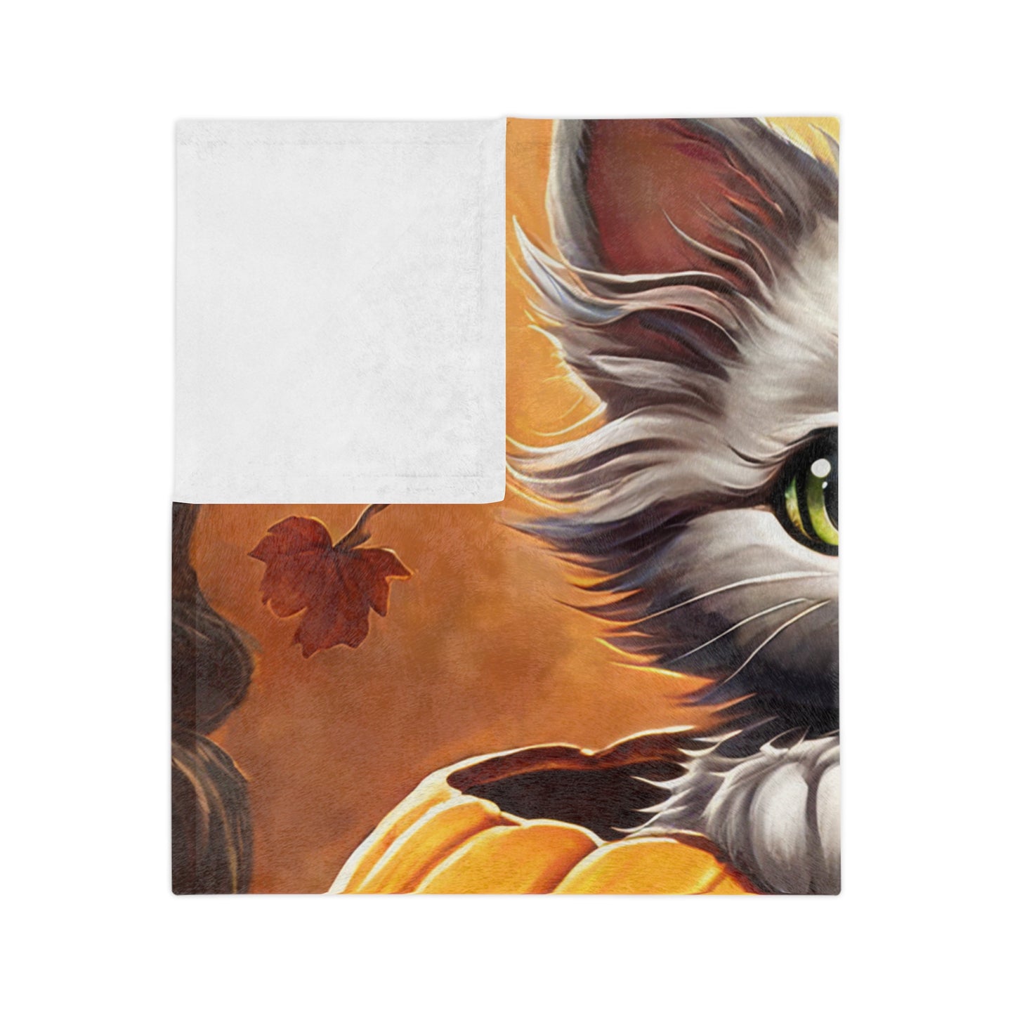 Cute Kitten Halloween Blanket