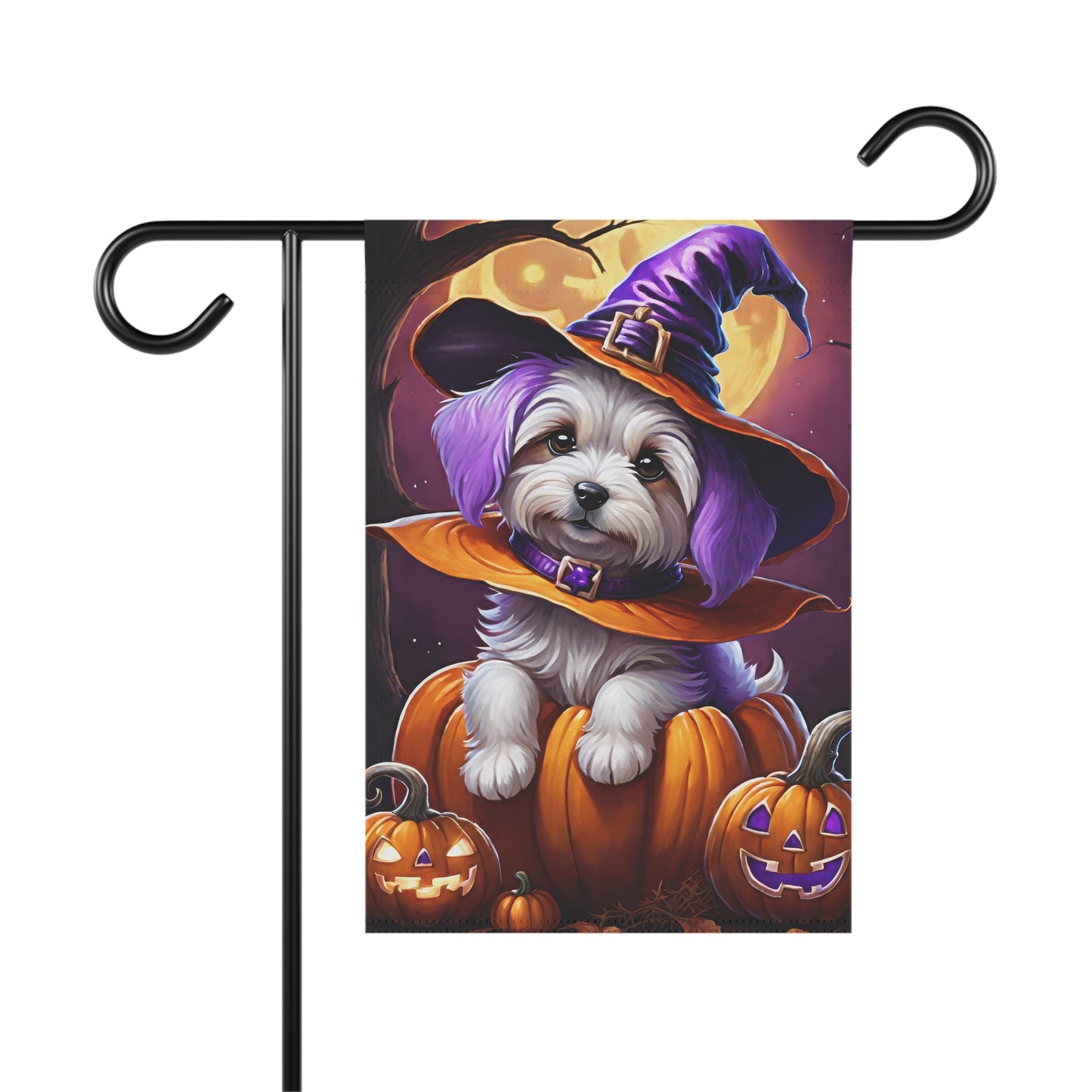 Halloween Puppy Garden Flag/ House Banner