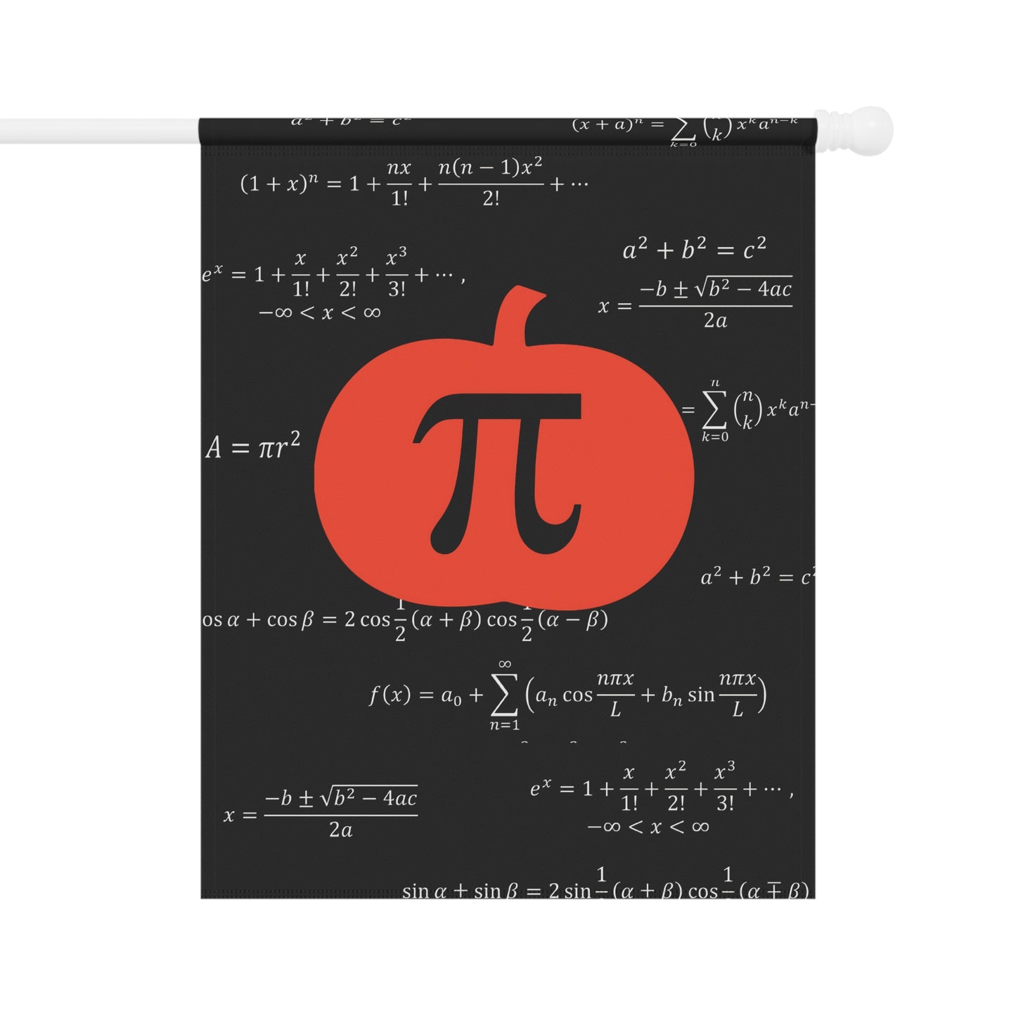 Pumpkin PI Garden Flag for Teachers/ House Banner For Math Geeks