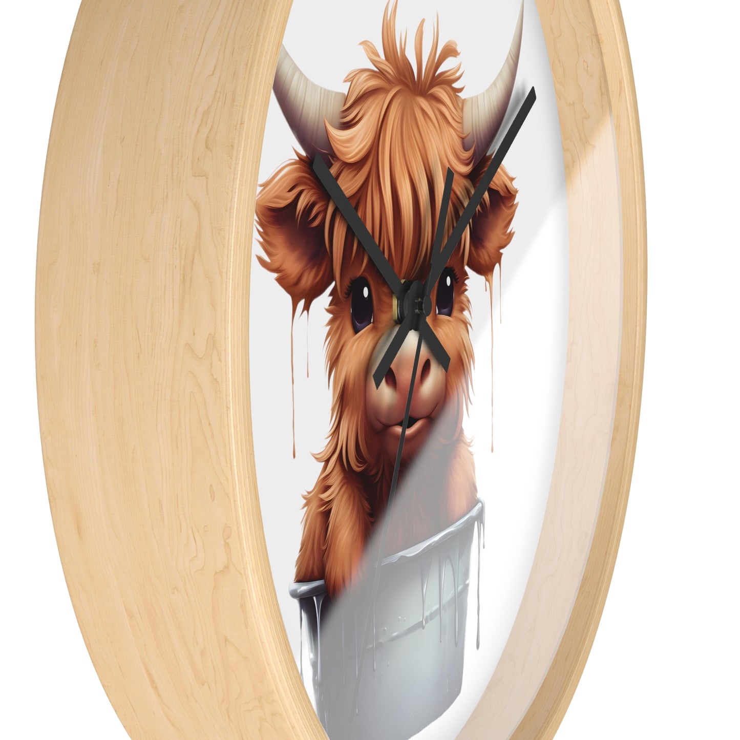 Cute Baby Cow Wall Clock