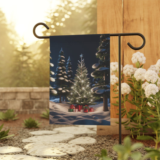 Christmas Forest Holiday Garden Flag/ House Banner