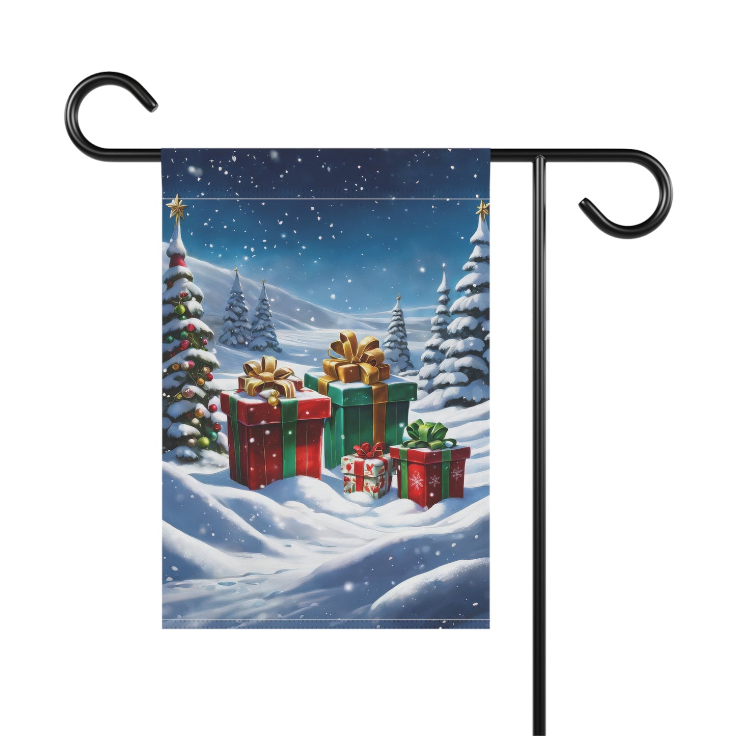 Christmas Presents Holiday Garden Flag/ House Banner