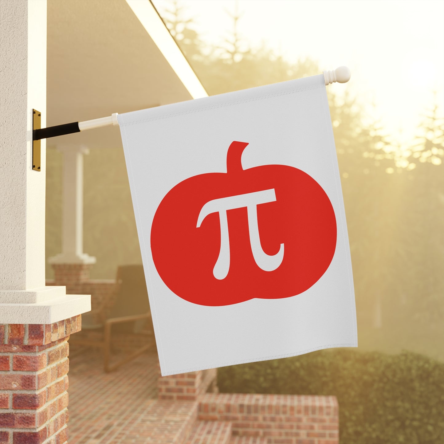 Funny Pumpkin PI Garden Flag/ House Banner For Math Geeks 3.14