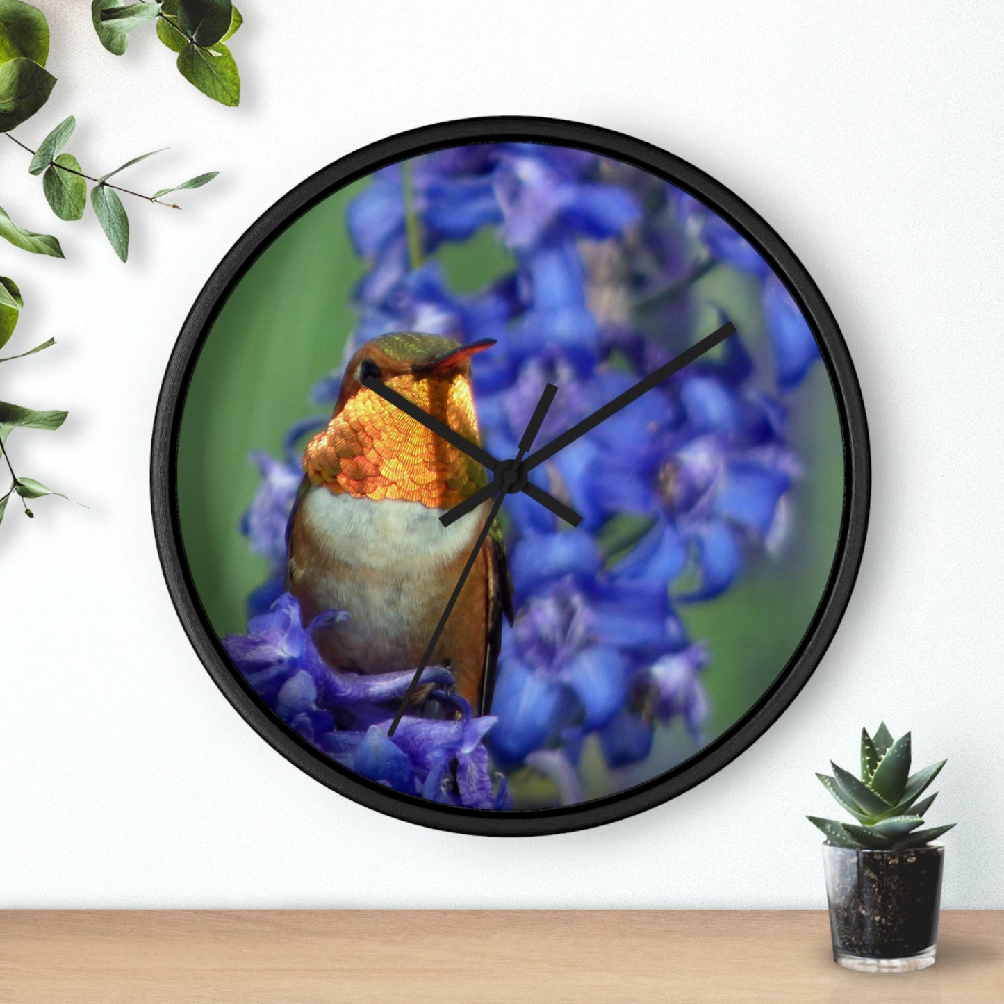 Hummingbird Wall Clock