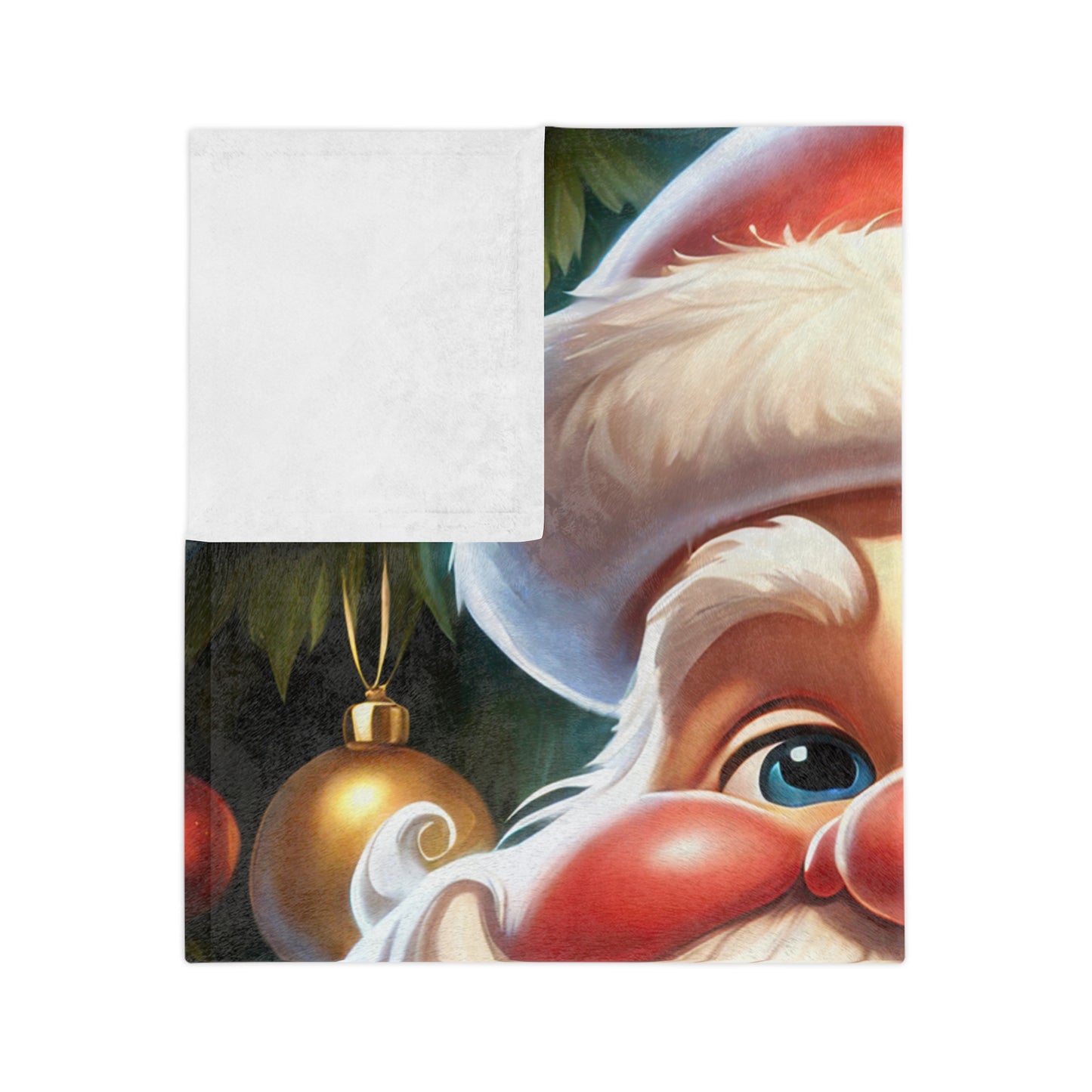 Cute Santa Claus Velveteen Plush Blanket