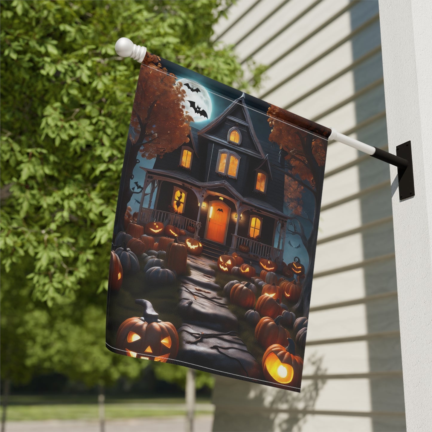 Halloween House Garden Flag/ House Banner