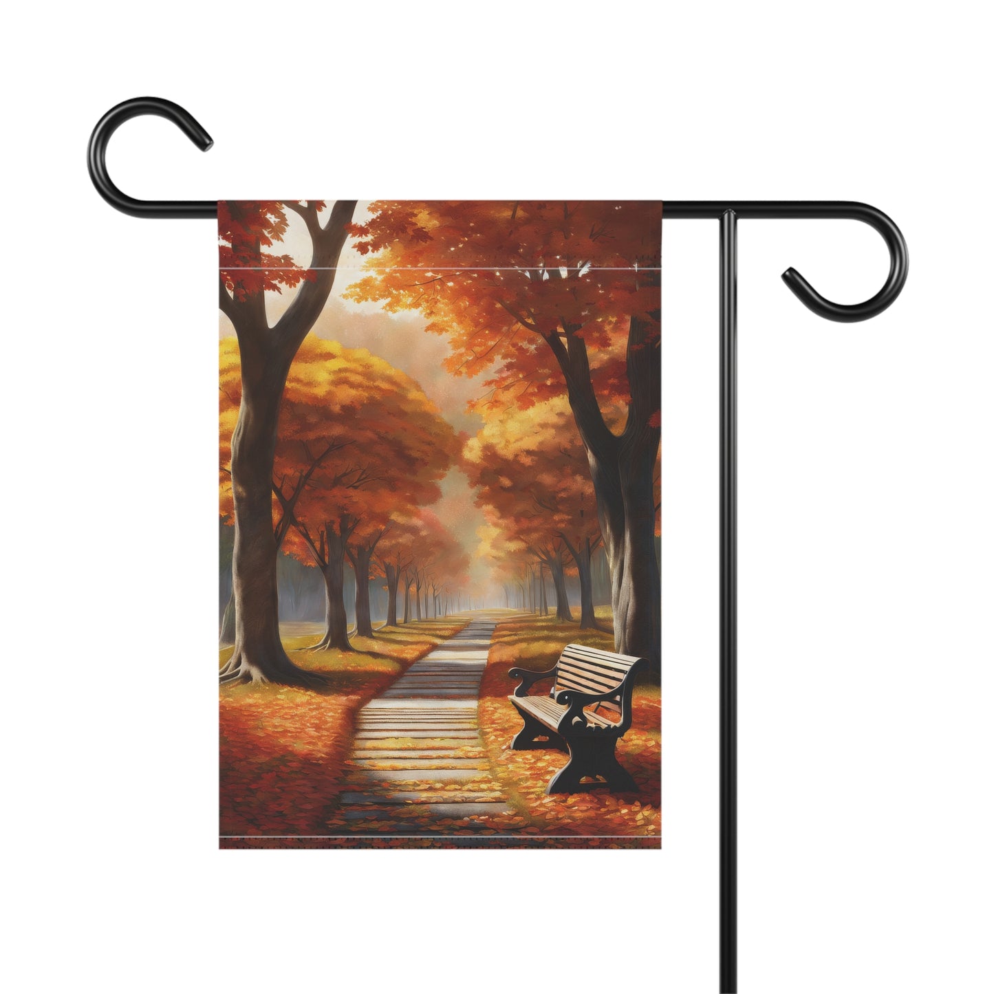 Fall Changing Leaves Garden Flag/House Banner