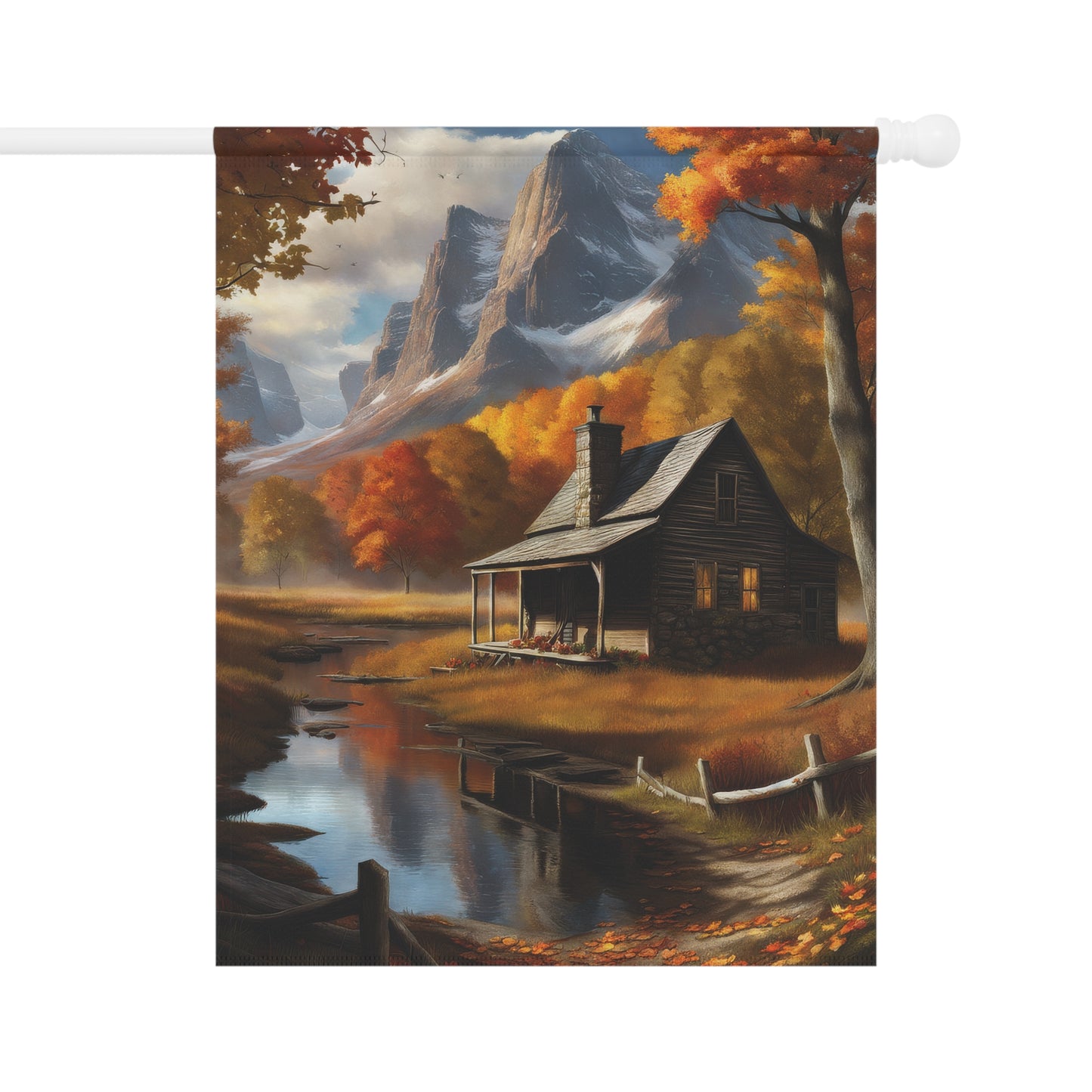 Autumn Scene Garden Flag/House Banner