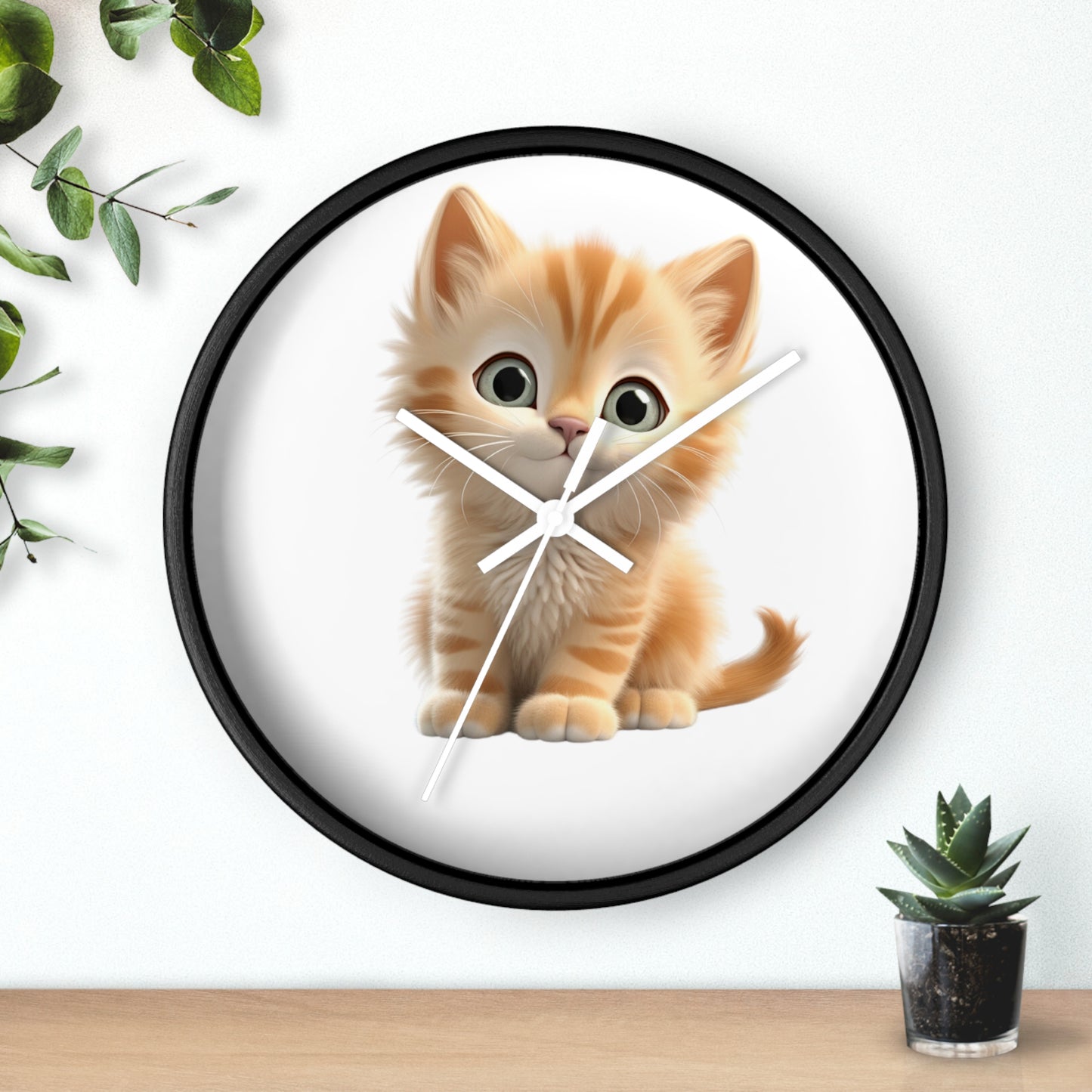 Kitten Wall Clock