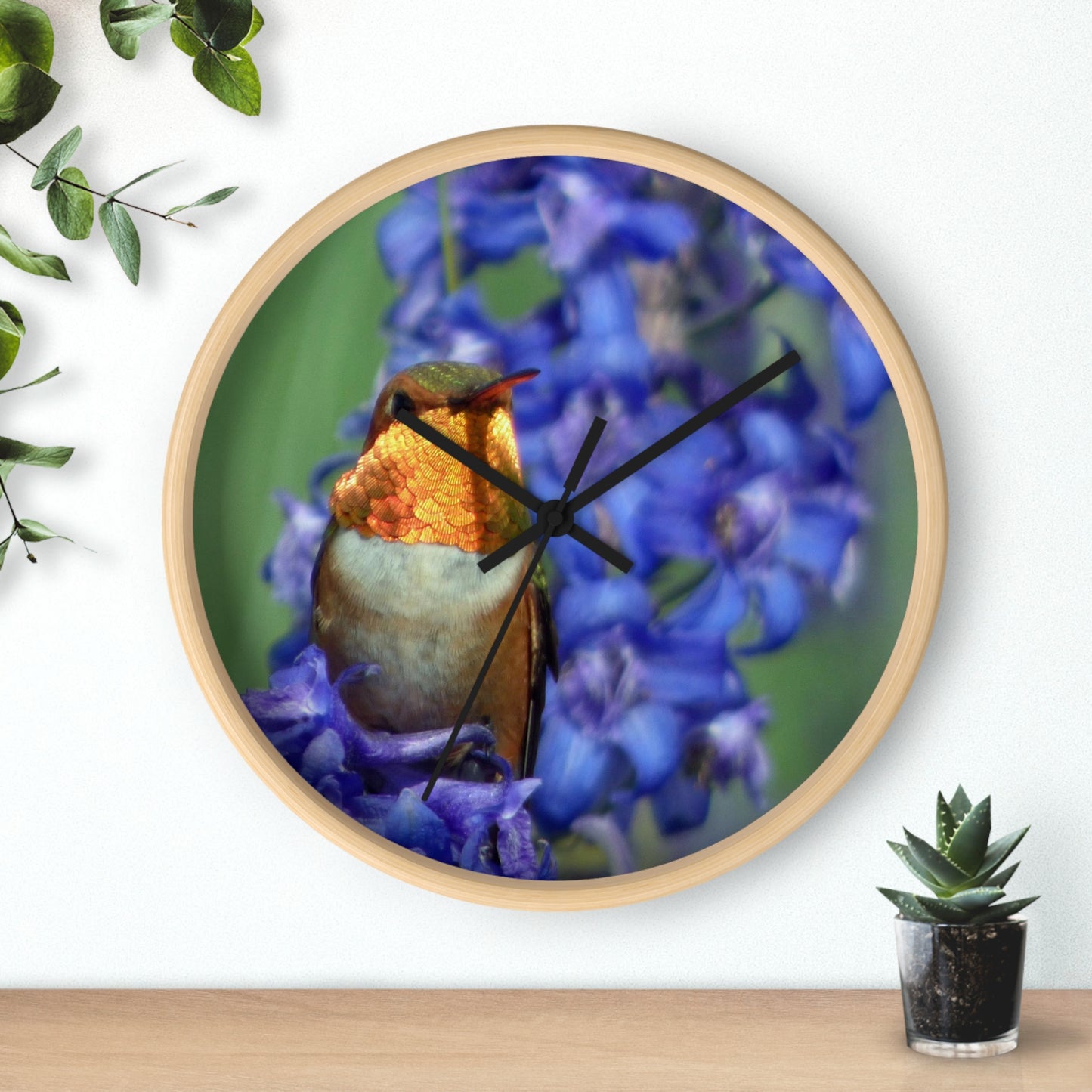 Hummingbird Wall Clock