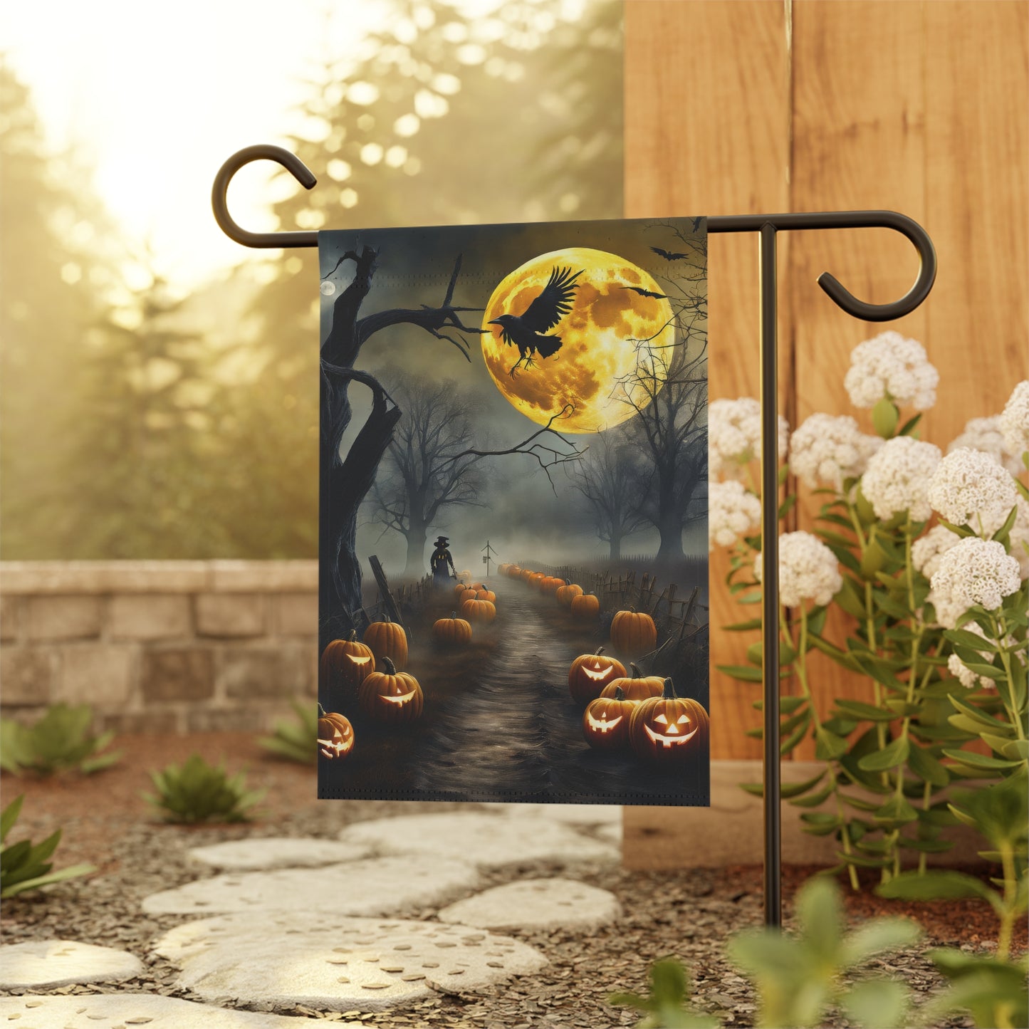 Haunted Mansion Halloween Garden Flag/ House Banner